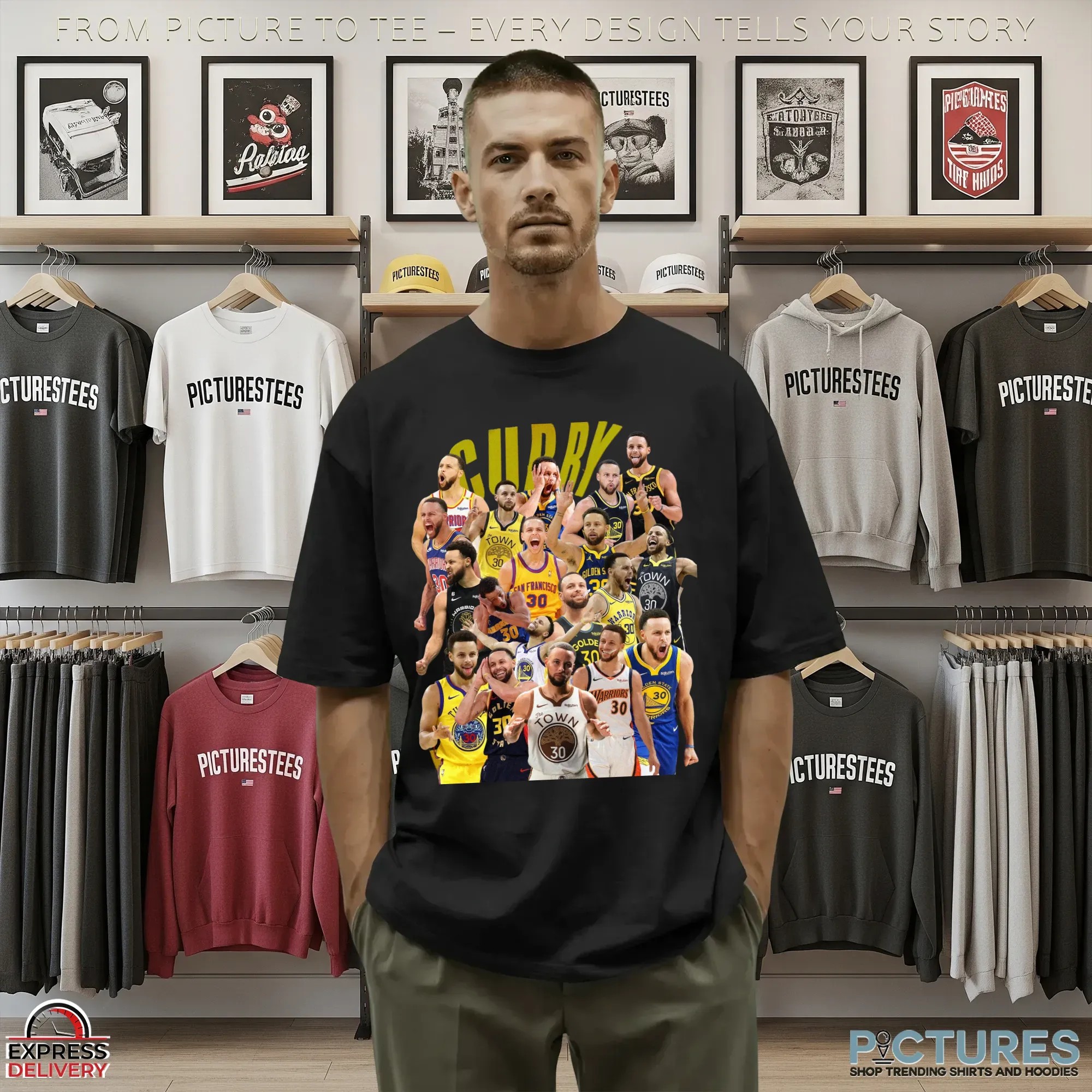 Stephen Curry 17 seasons in Warriors NBA Bootleg T Shirt