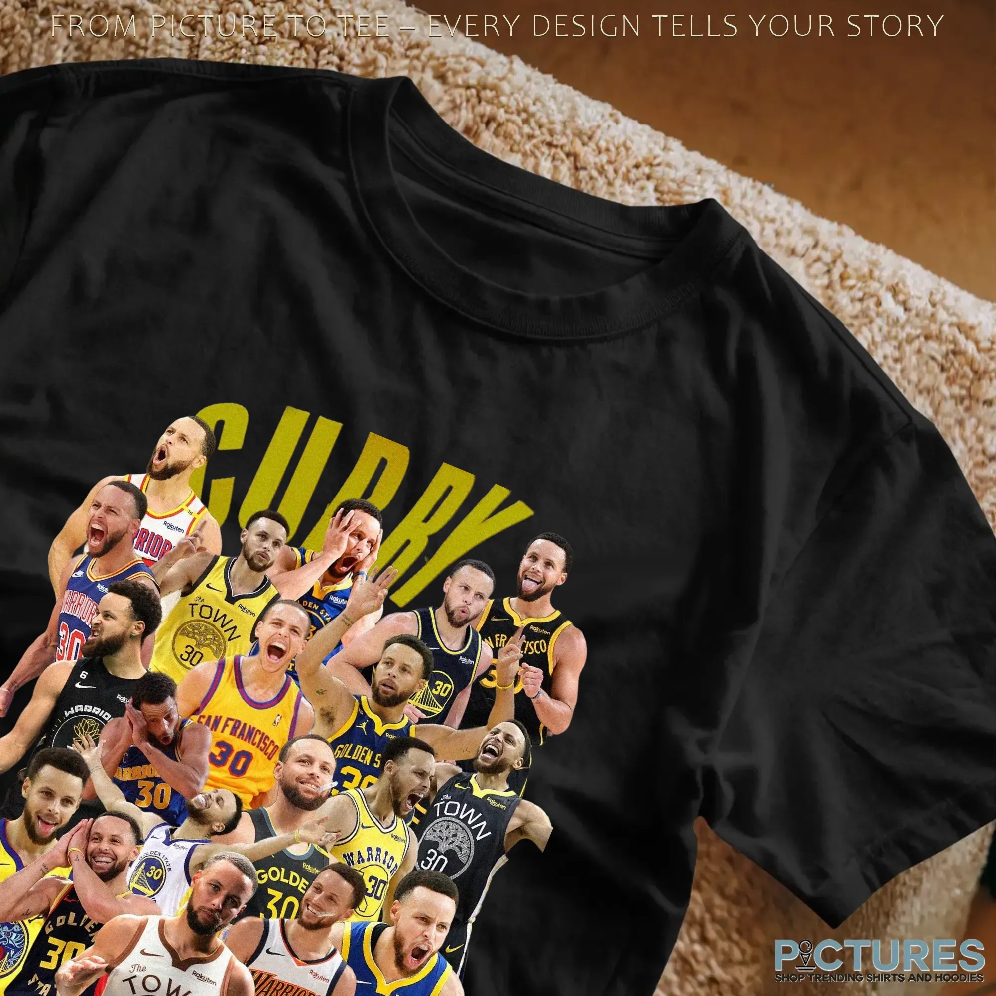 Stephen Curry 17 seasons in Warriors NBA Bootleg T Shirt