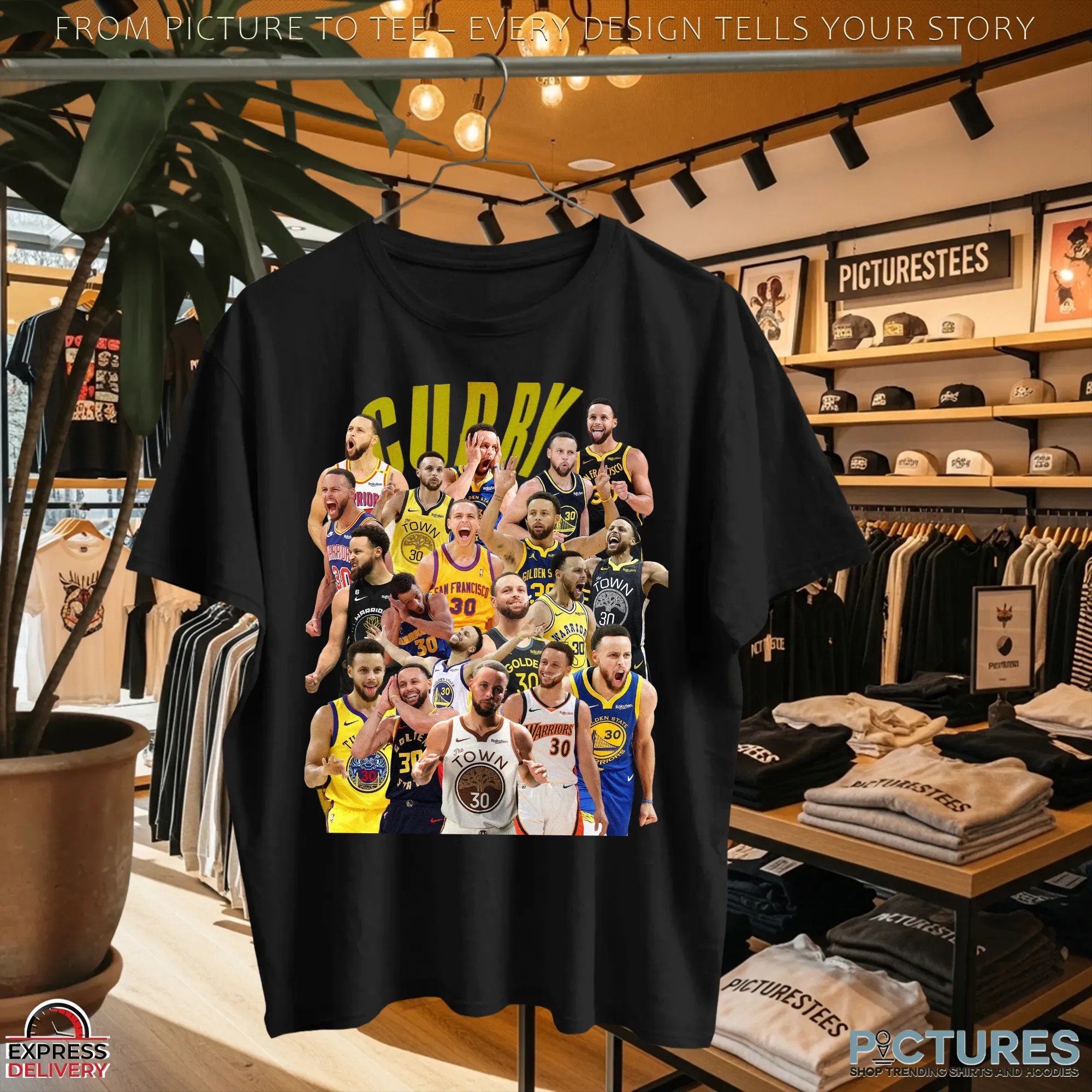 Stephen Curry 17 seasons in Warriors NBA Bootleg T Shirt