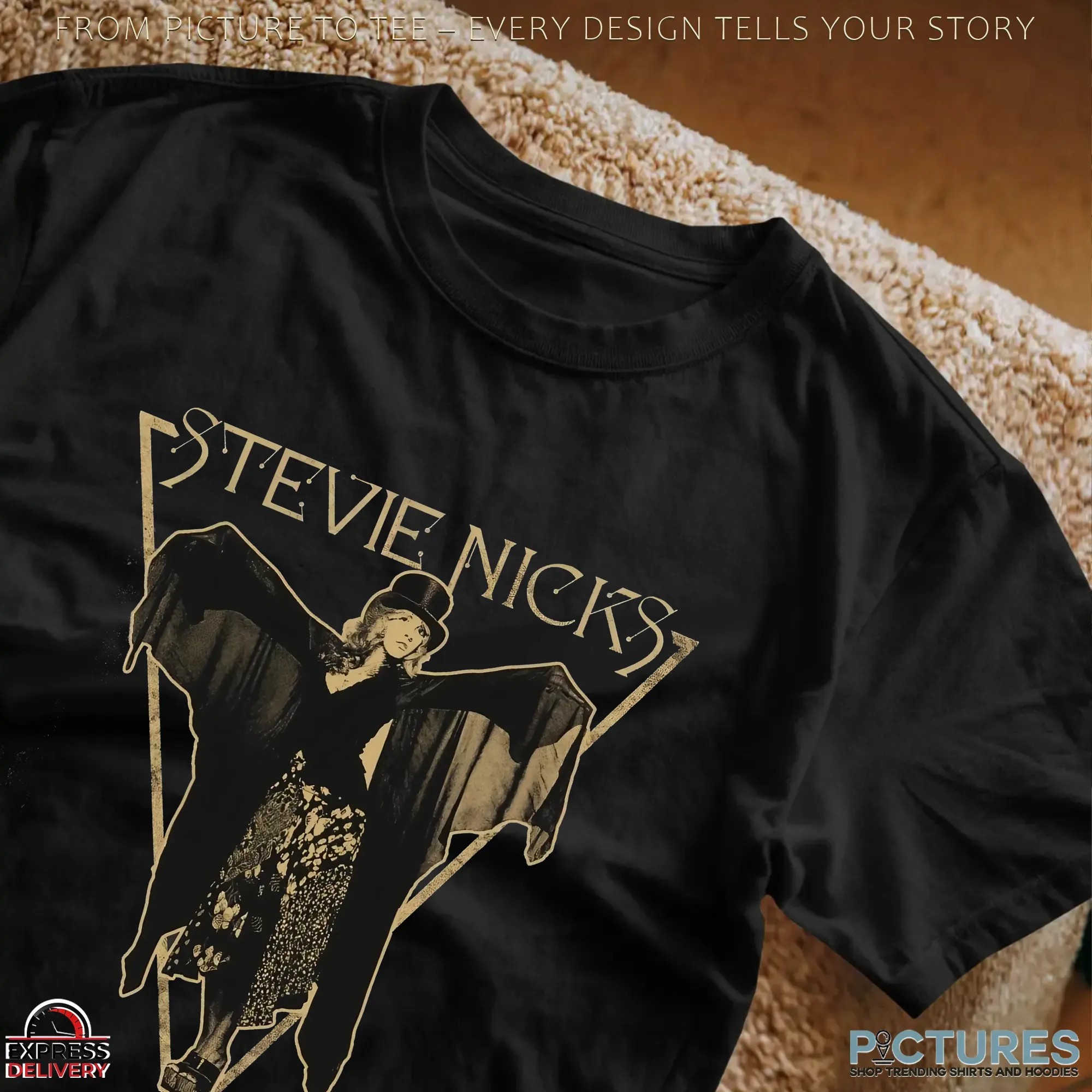 Stevie Nicks 2025 Tour Witchy Vintage Triangle Graphic Concert T Shirt