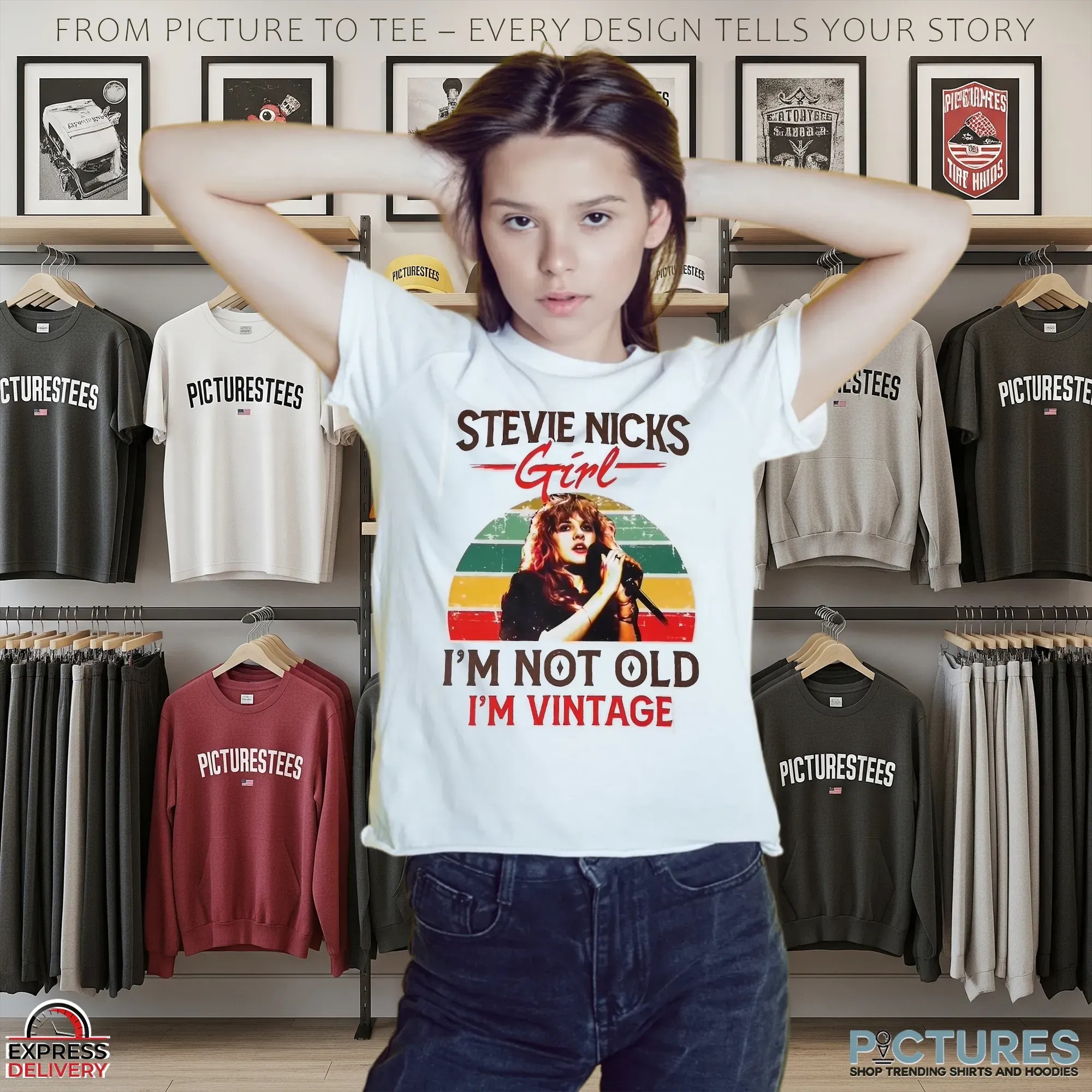 Stevie Nicks Girl I'm Not Old I'm Vintage T Shirt