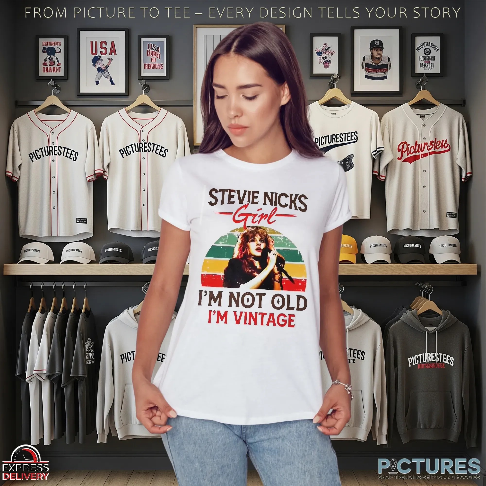 Stevie Nicks Girl I'm Not Old I'm Vintage T Shirt