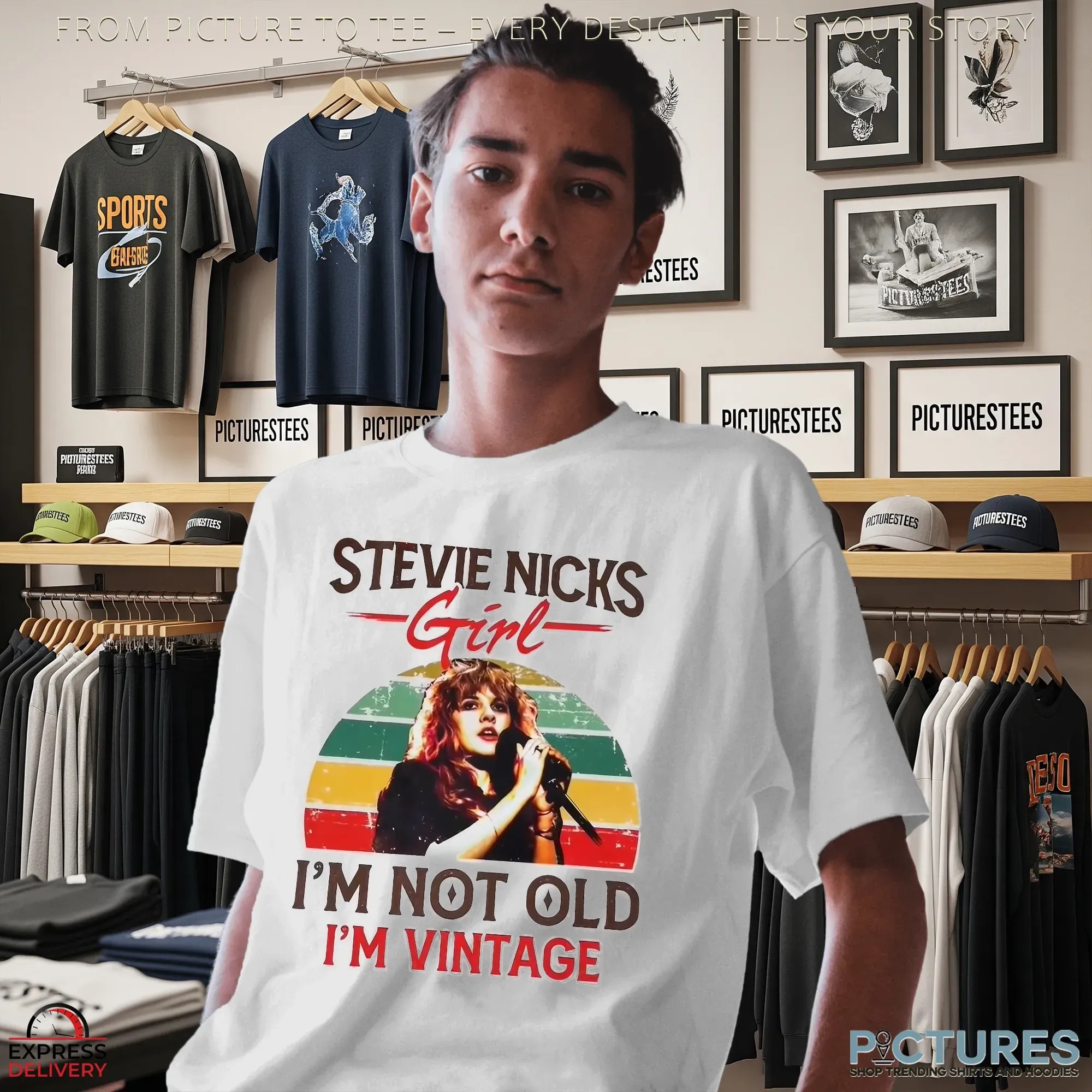 Stevie Nicks Girl I'm Not Old I'm Vintage T Shirt