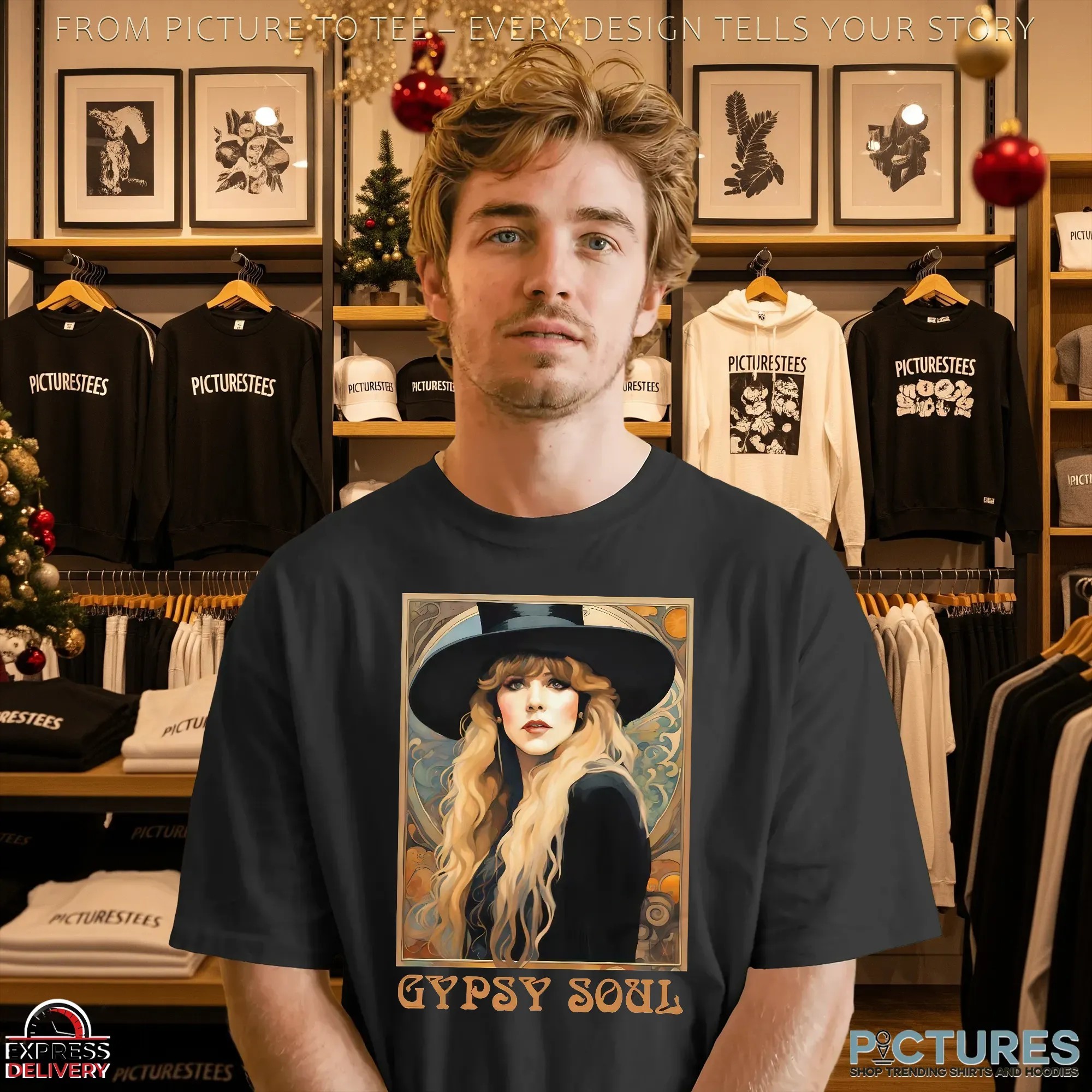 Stevie Nicks Gypsy Soul Vintage Boho Rock 2025 Concert Tour T Shirt