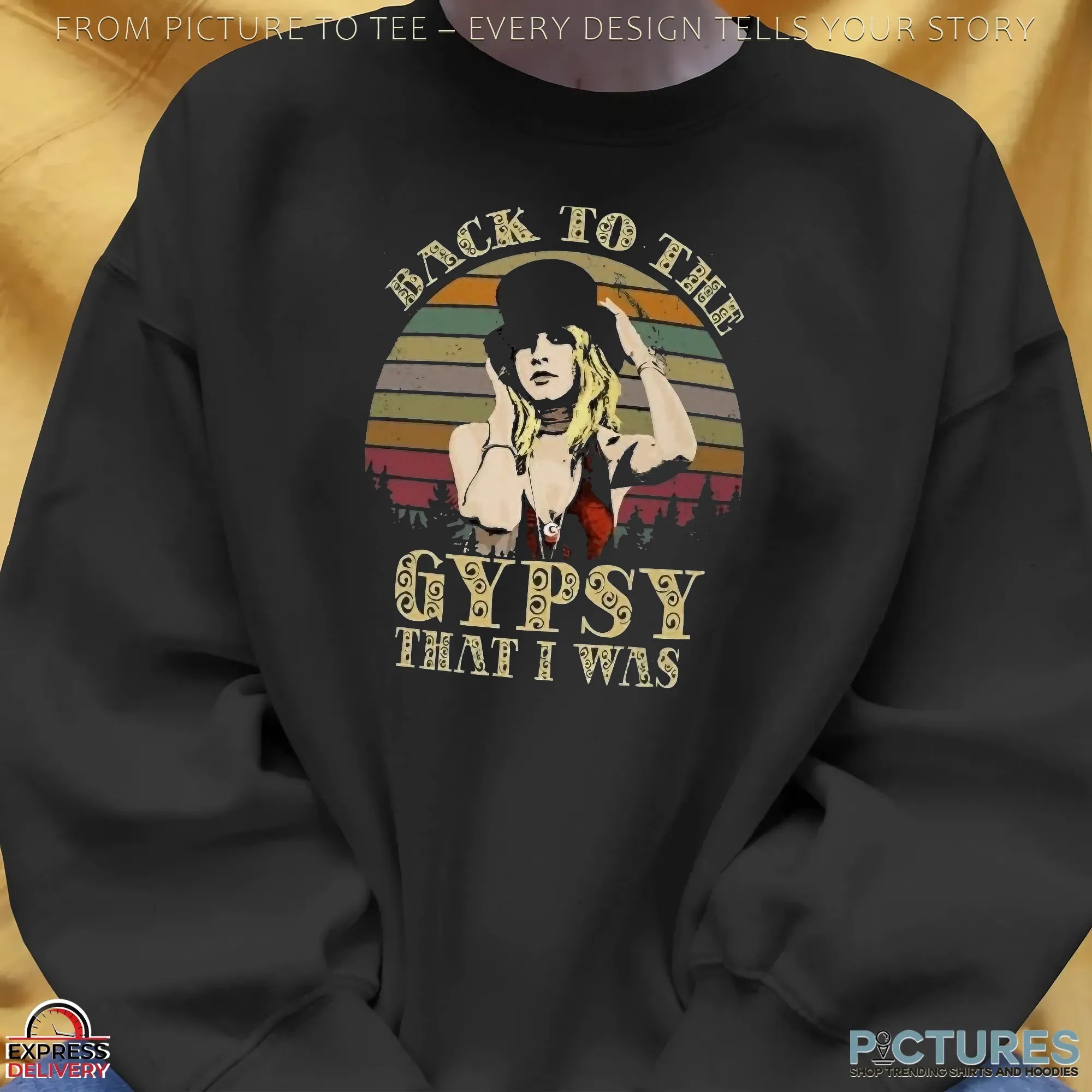 Stevie Nicks Gypsy That I Was Vintage Concert T Shirt