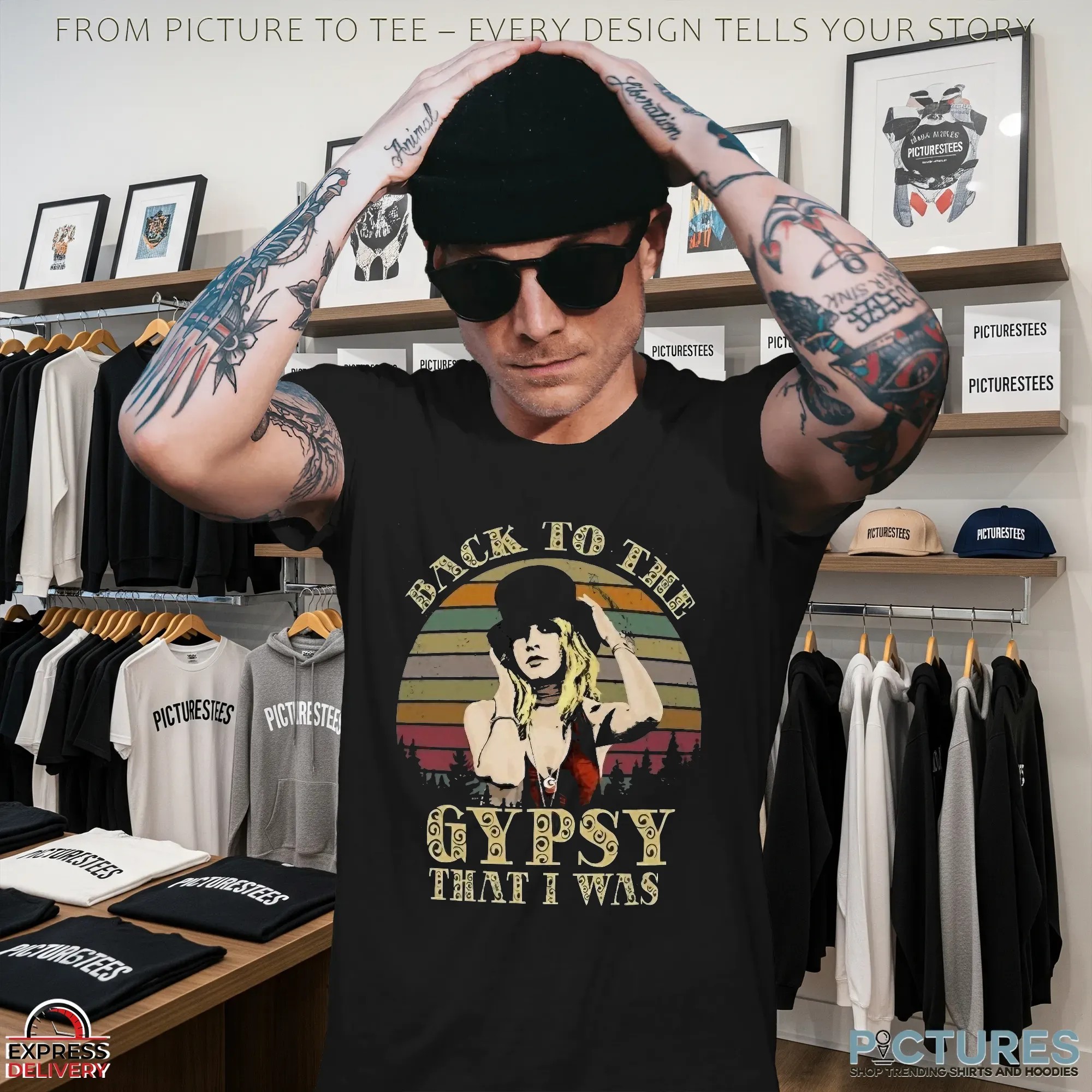 Stevie Nicks Gypsy That I Was Vintage Concert T Shirt