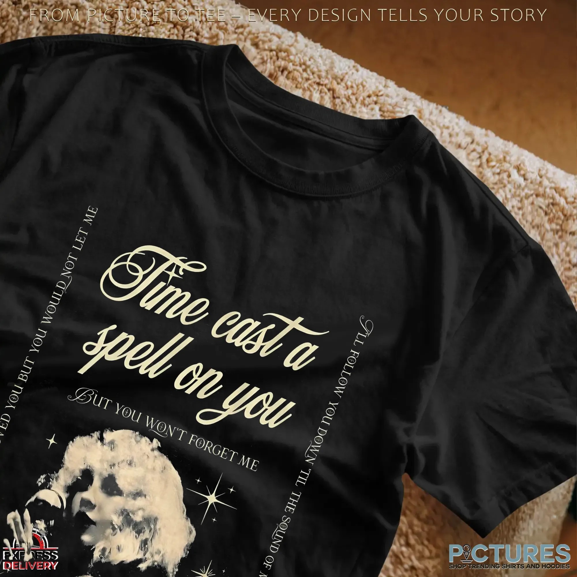 Stevie Nicks Time Cast A Spell On You But You Won't Forget Me 2025 Tour Concert T Shirt