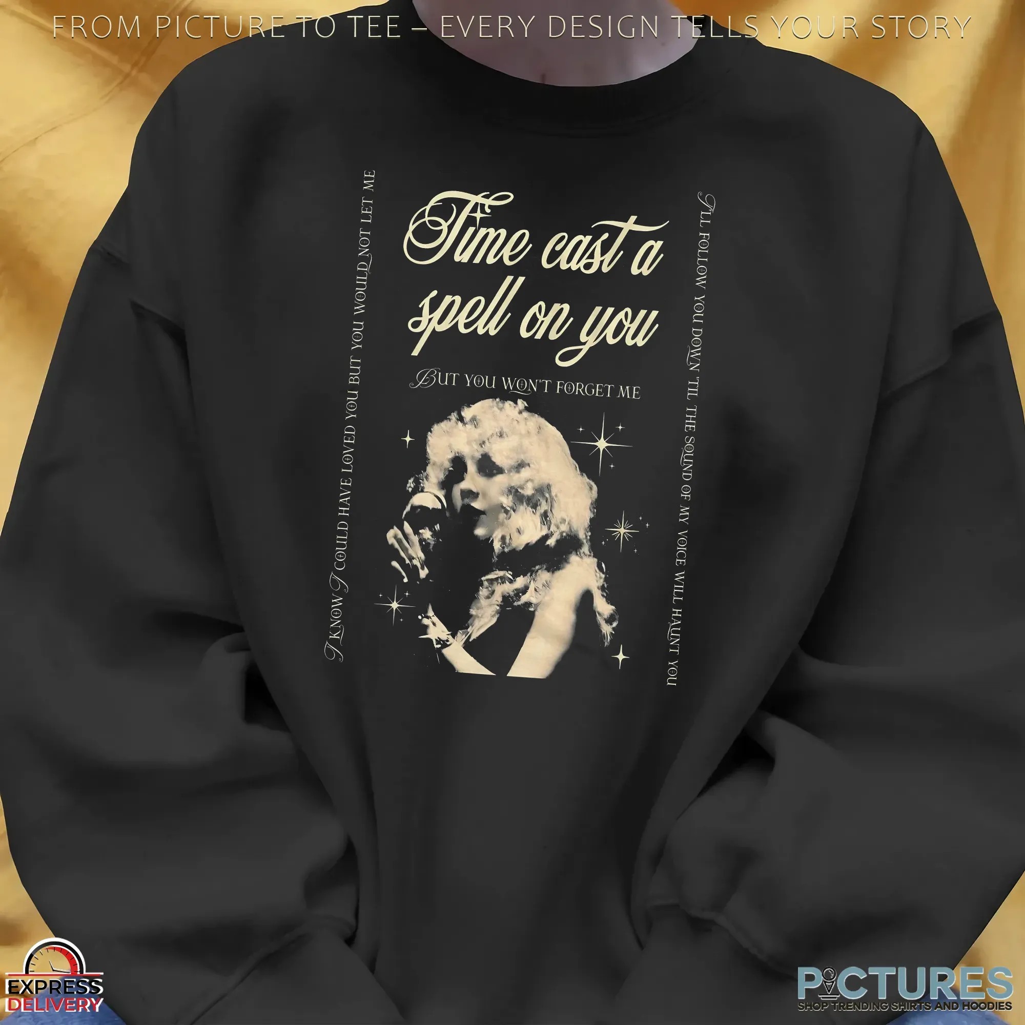 Stevie Nicks Time Cast A Spell On You But You Won't Forget Me 2025 Tour Concert T Shirt