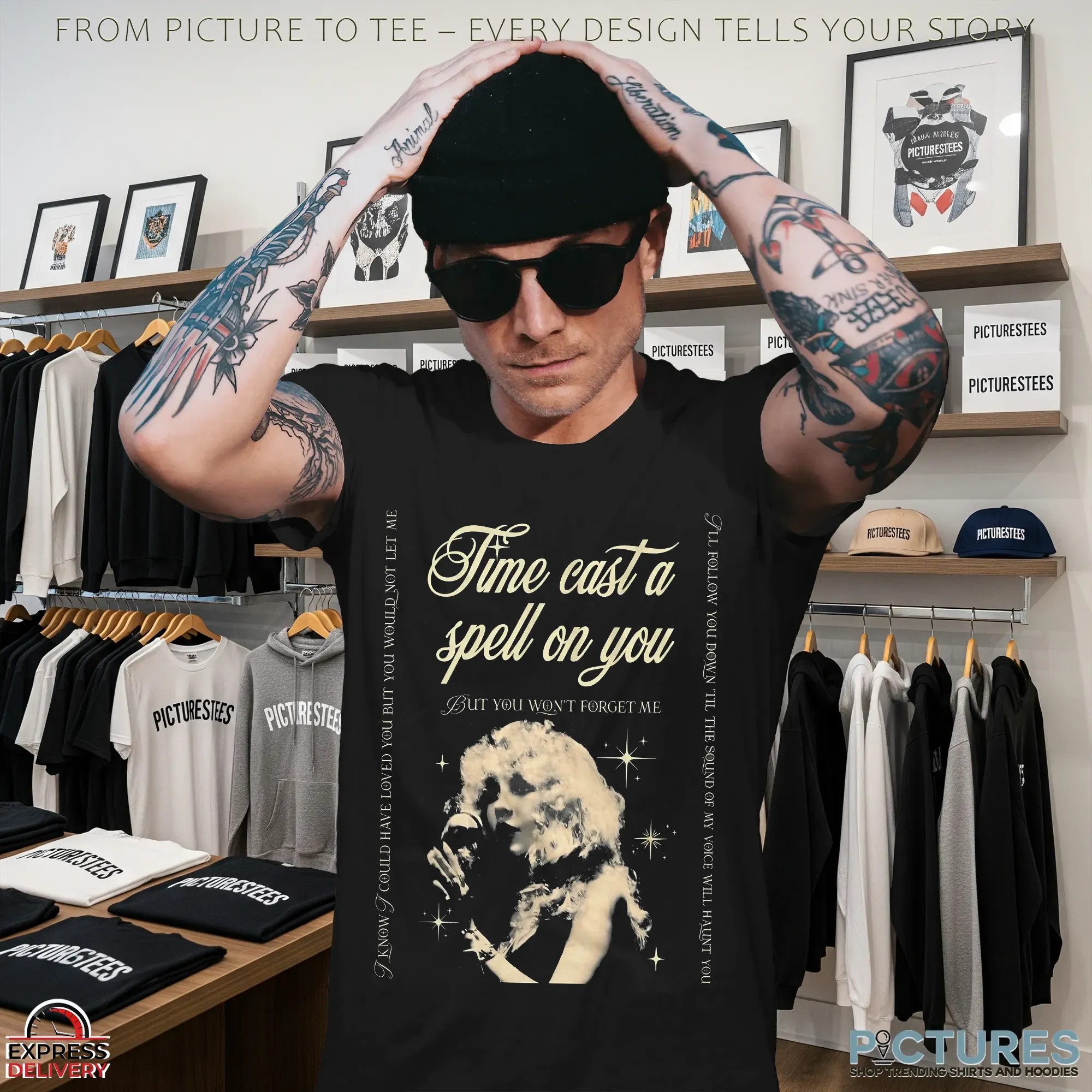 Stevie Nicks Time Cast A Spell On You But You Won't Forget Me 2025 Tour Concert T Shirt
