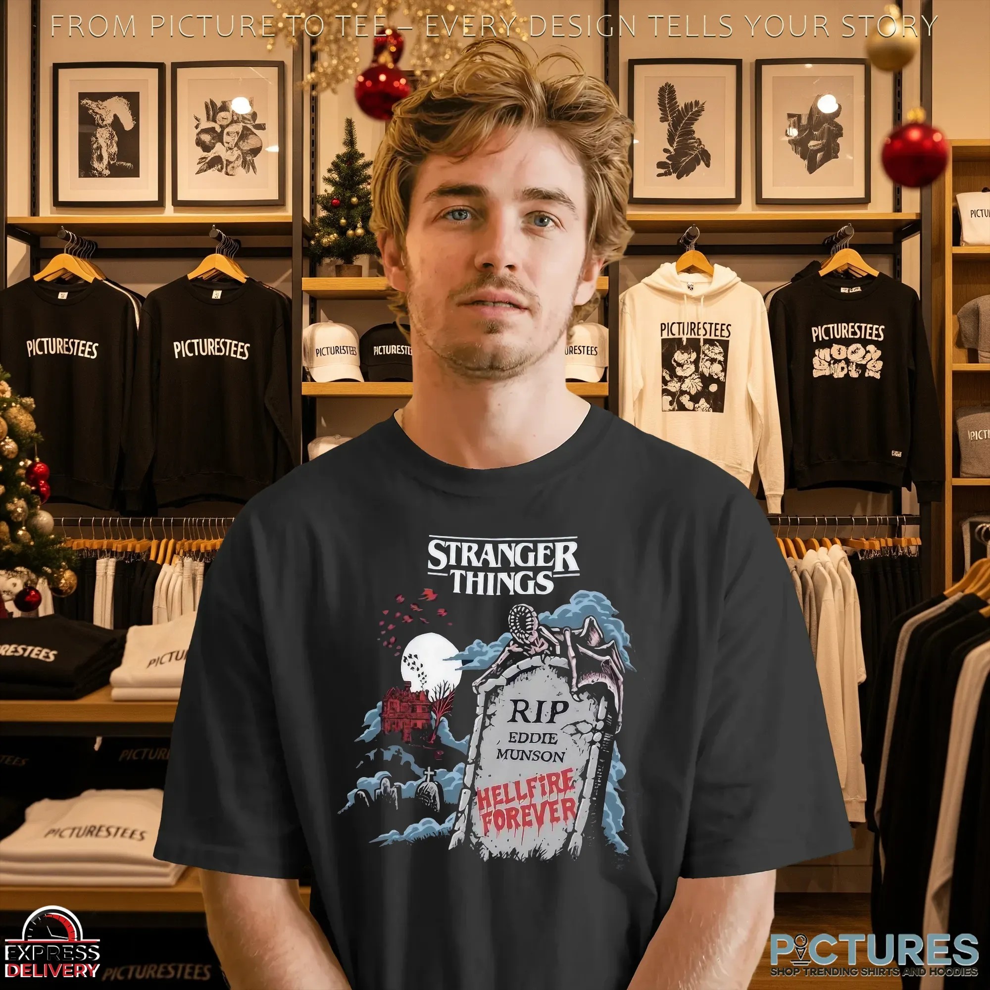 Stranger Things 5 Rip Eddie Munson Hellfire Forever T Shirt