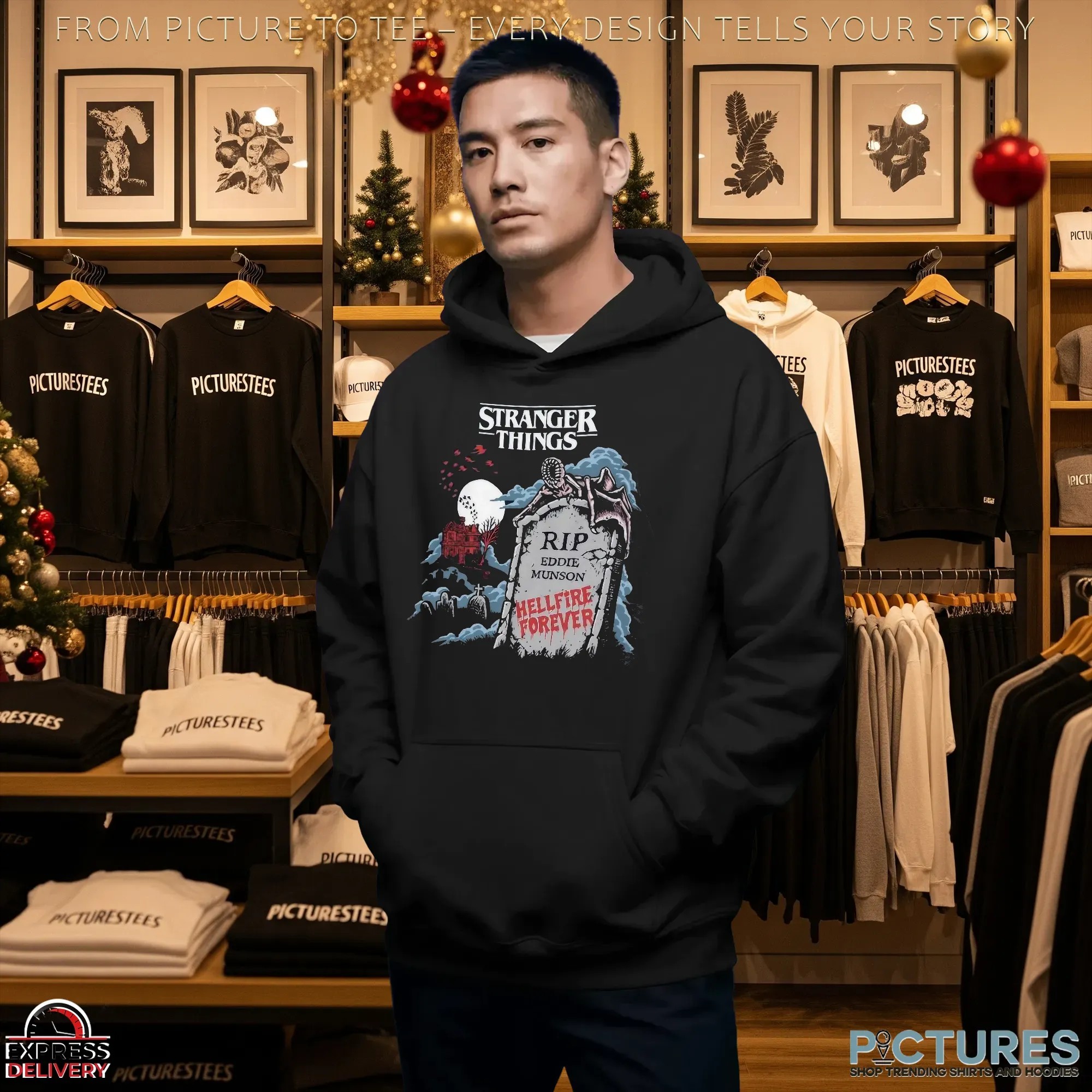 Stranger Things 5 Rip Eddie Munson Hellfire Forever T Shirt