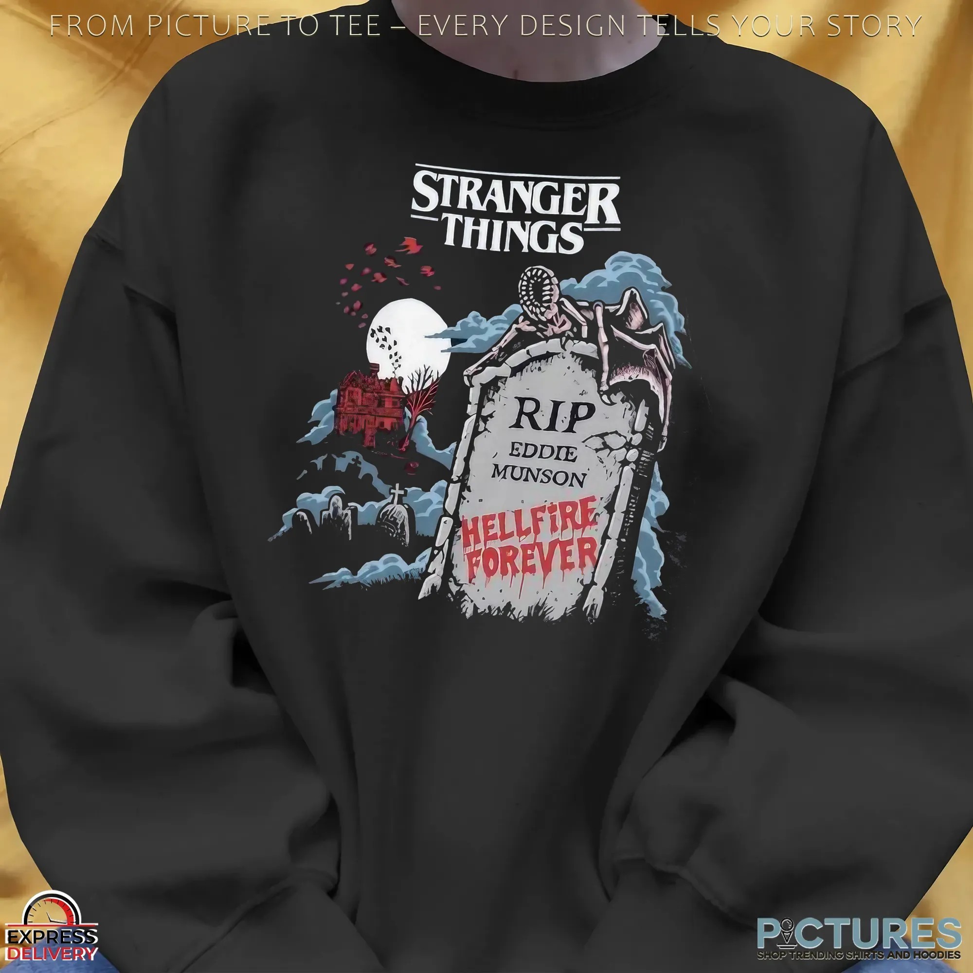 Stranger Things 5 Rip Eddie Munson Hellfire Forever T Shirt