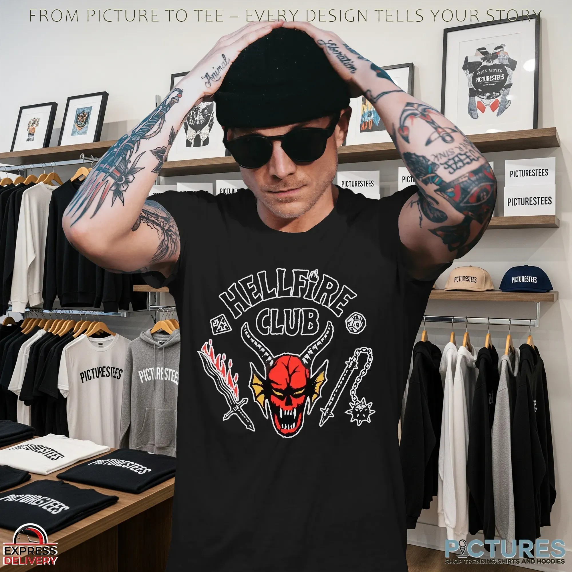 Stranger Things Hellfire Club Logo T Shirt