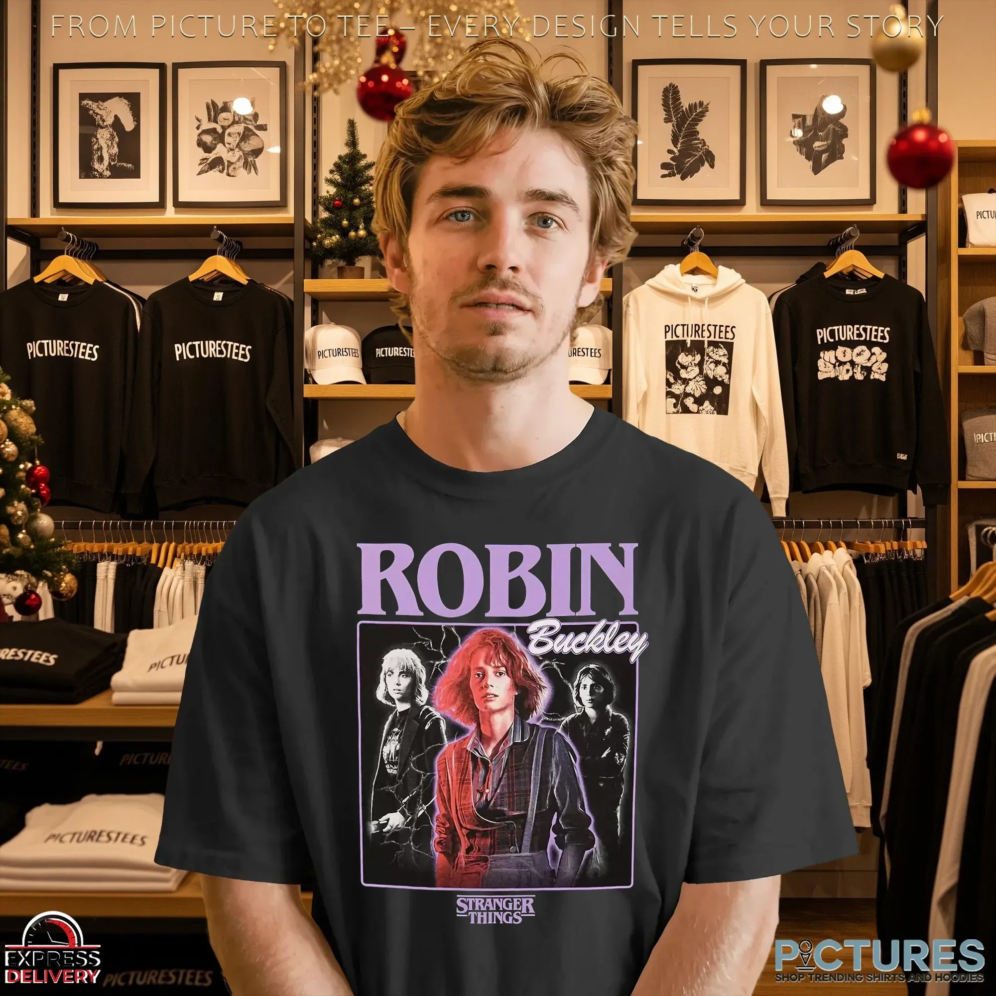 Stranger Things Robin Collage Bootleg T Shirt Stranger Things Robin Collage Bootleg T Shirt