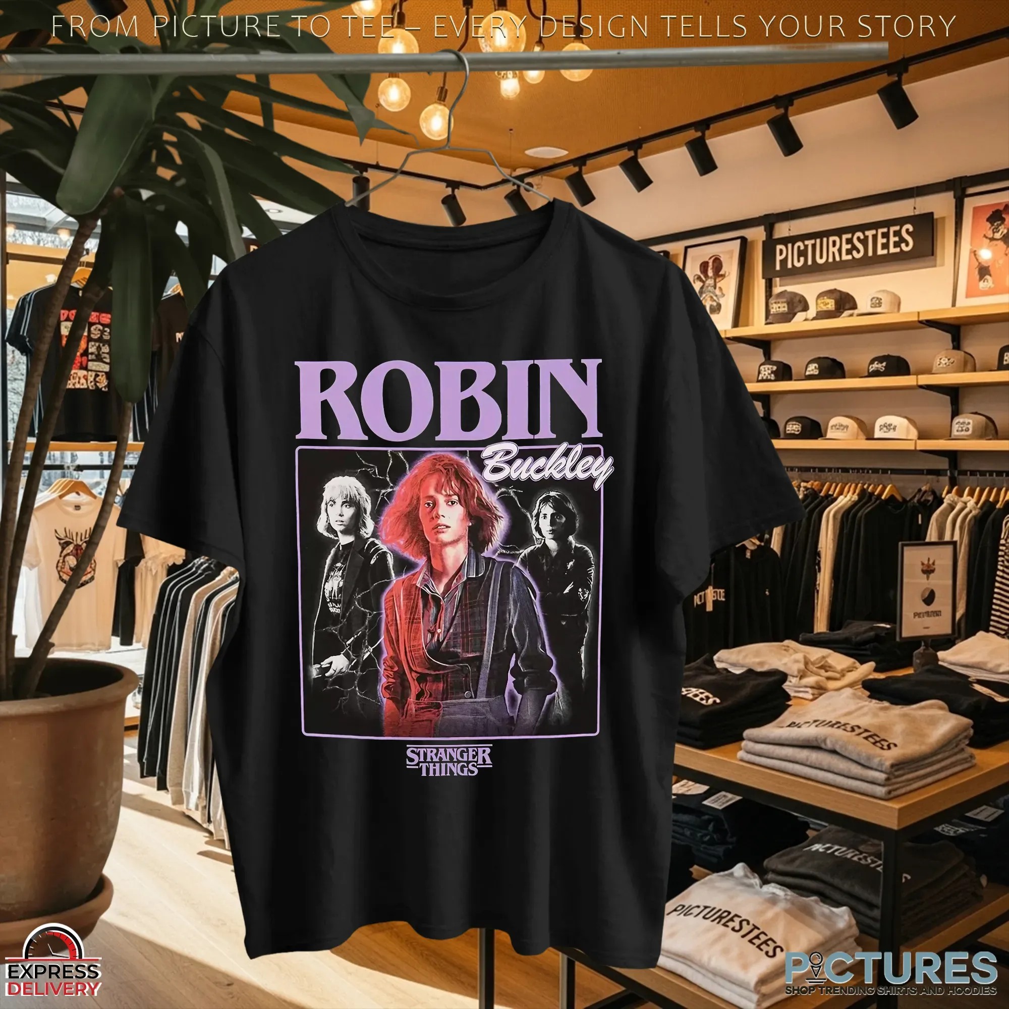 Stranger Things Robin Collage Bootleg T Shirt Stranger Things Robin Collage Bootleg T Shirt