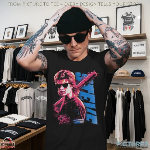 Stranger Things Splatterpunk Steve T Shirt
