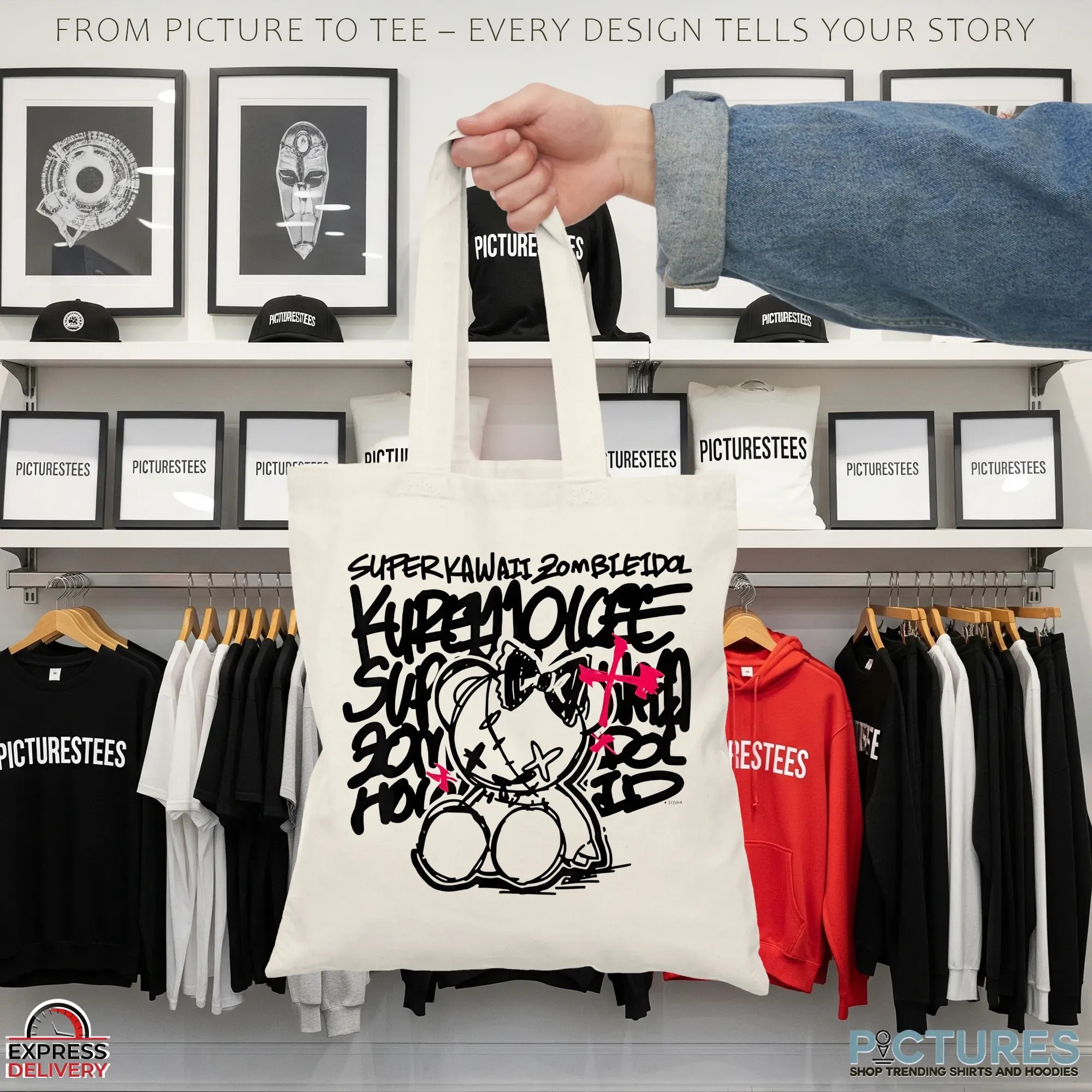 Super Kawaii Zombie Idol White T Shirt Super Kawaii Zombie Idol White T Shirt