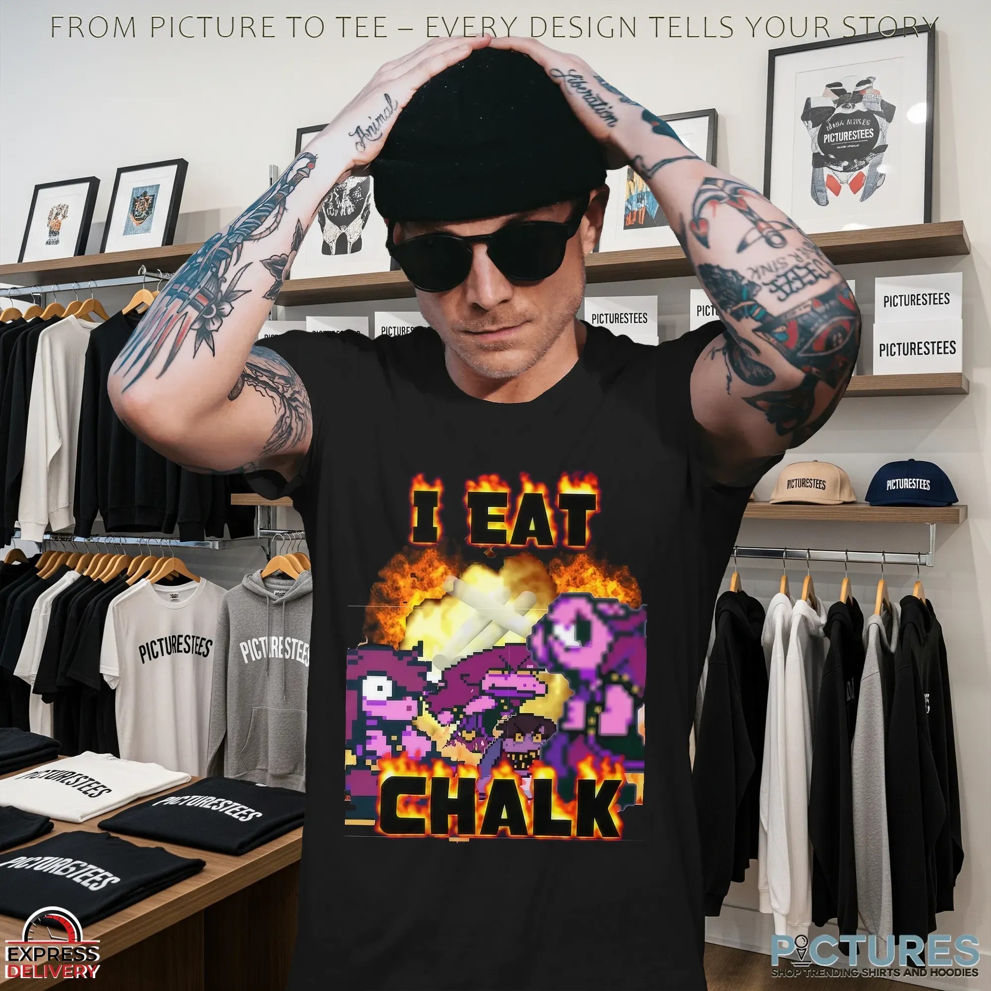 Susie Deltarune I Eat Chalk Bootleg T Shirt