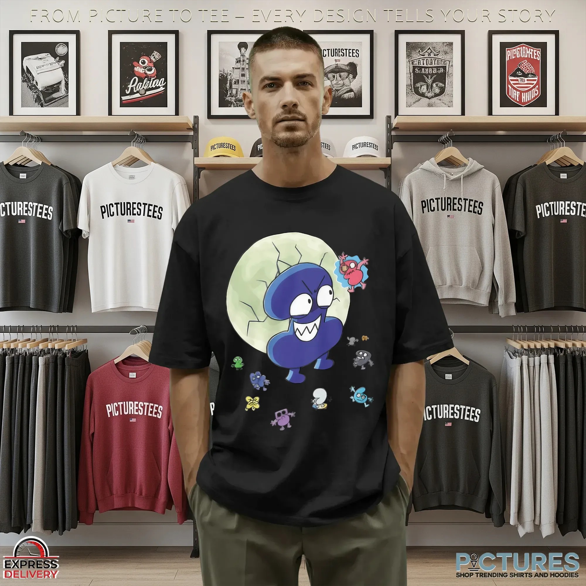 TPOT 20 BFDI Four Returns Graphic Battle for Dream Island Cartoon T Shirt