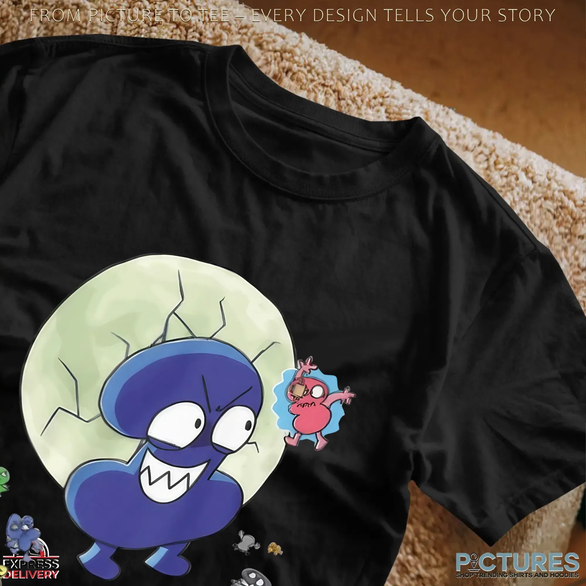 TPOT 20 BFDI Four Returns Graphic Battle for Dream Island Cartoon T Shirt