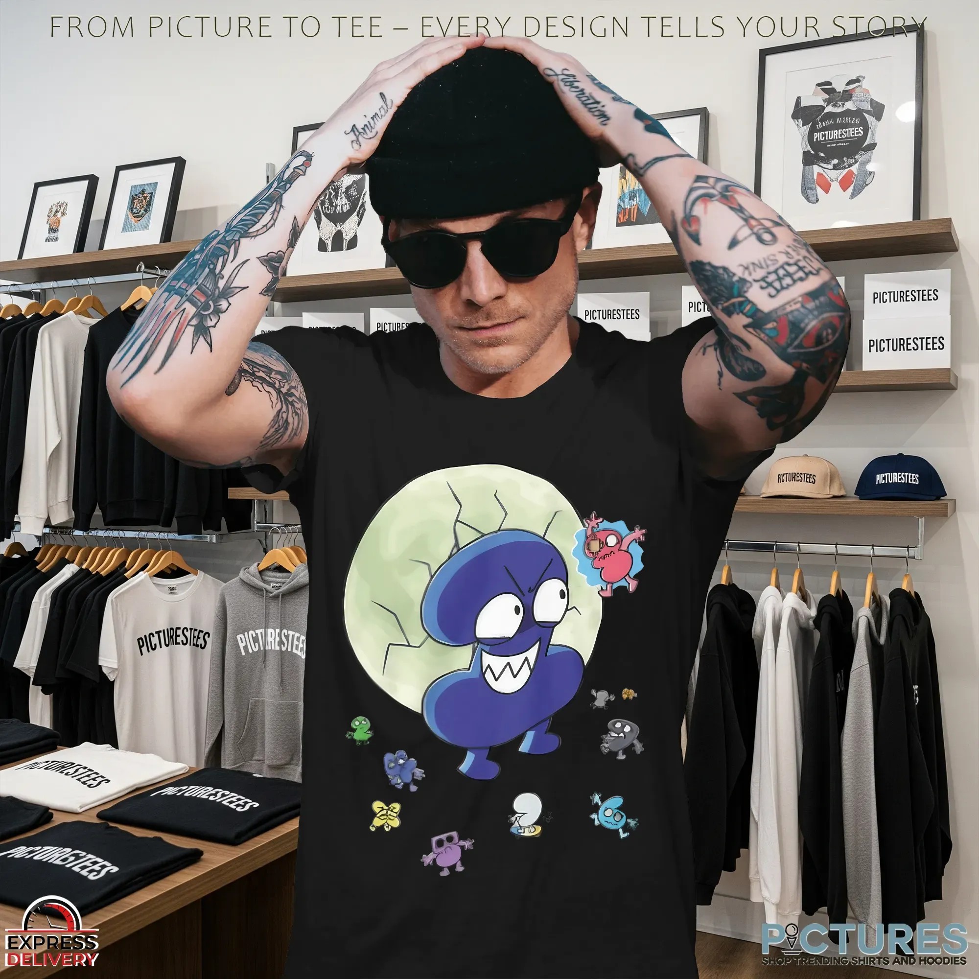 TPOT 20 BFDI Four Returns Graphic Battle for Dream Island Cartoon T Shirt