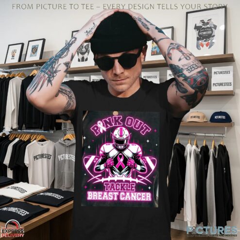 Tackle Breast Cancer Png Bundle, Pink Out Breast Cancer, Pink Ribbon, Fight Breast Cancer Warrior, In October We Wear Pink Shirts