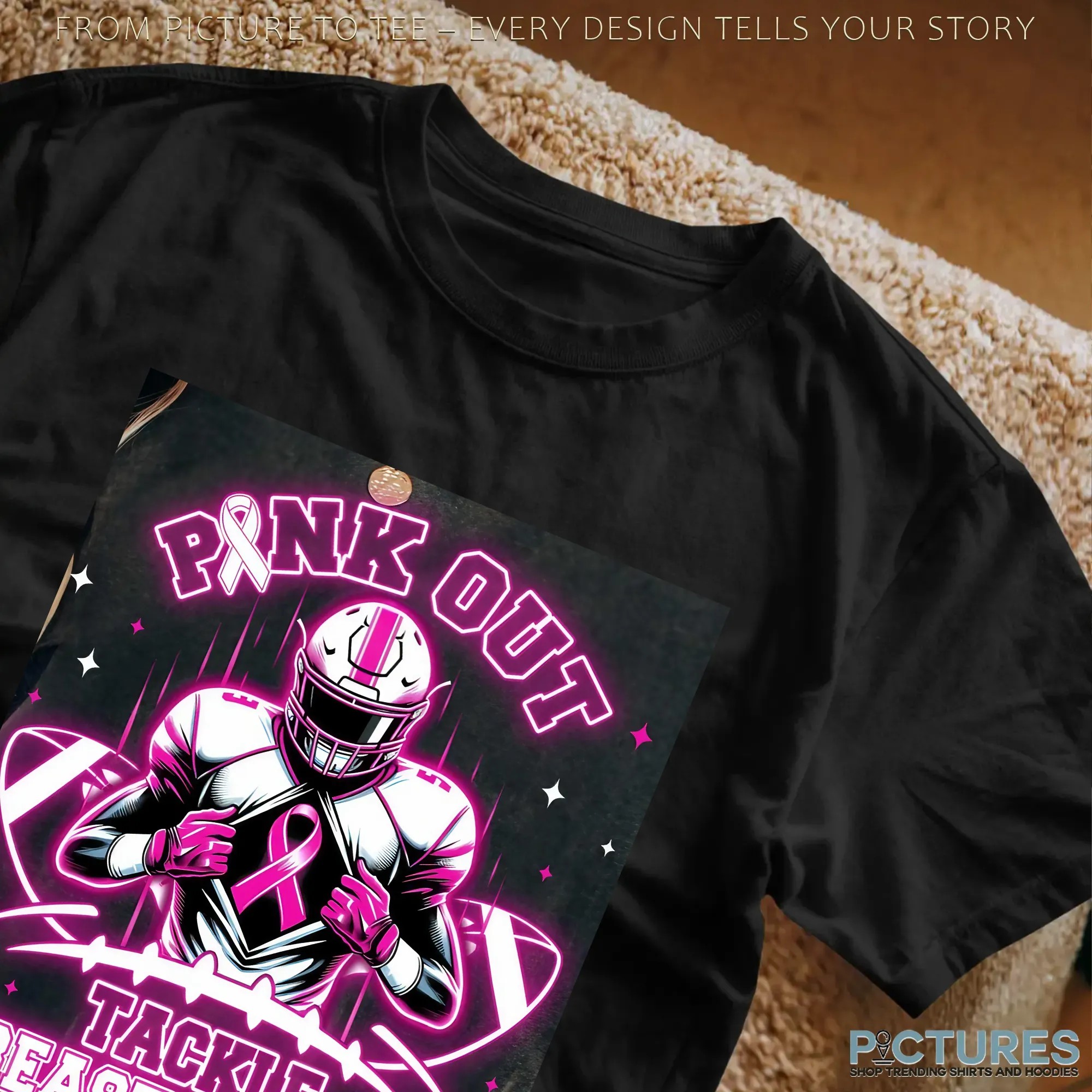 Tackle Breast Cancer Png Bundle, Pink Out Breast Cancer, Pink Ribbon, Fight Breast Cancer Warrior, In October We Wear Pink Shirts