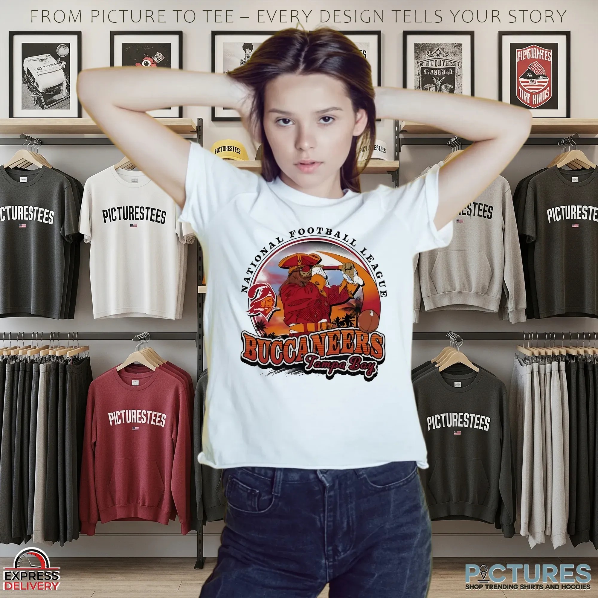 Tampa Bay Buccaneers Pirate 2025 NFL Football Vintage T Shirt Tampa Bay Buccaneers Pirate 2025 NFL Football Vintage T Shirt