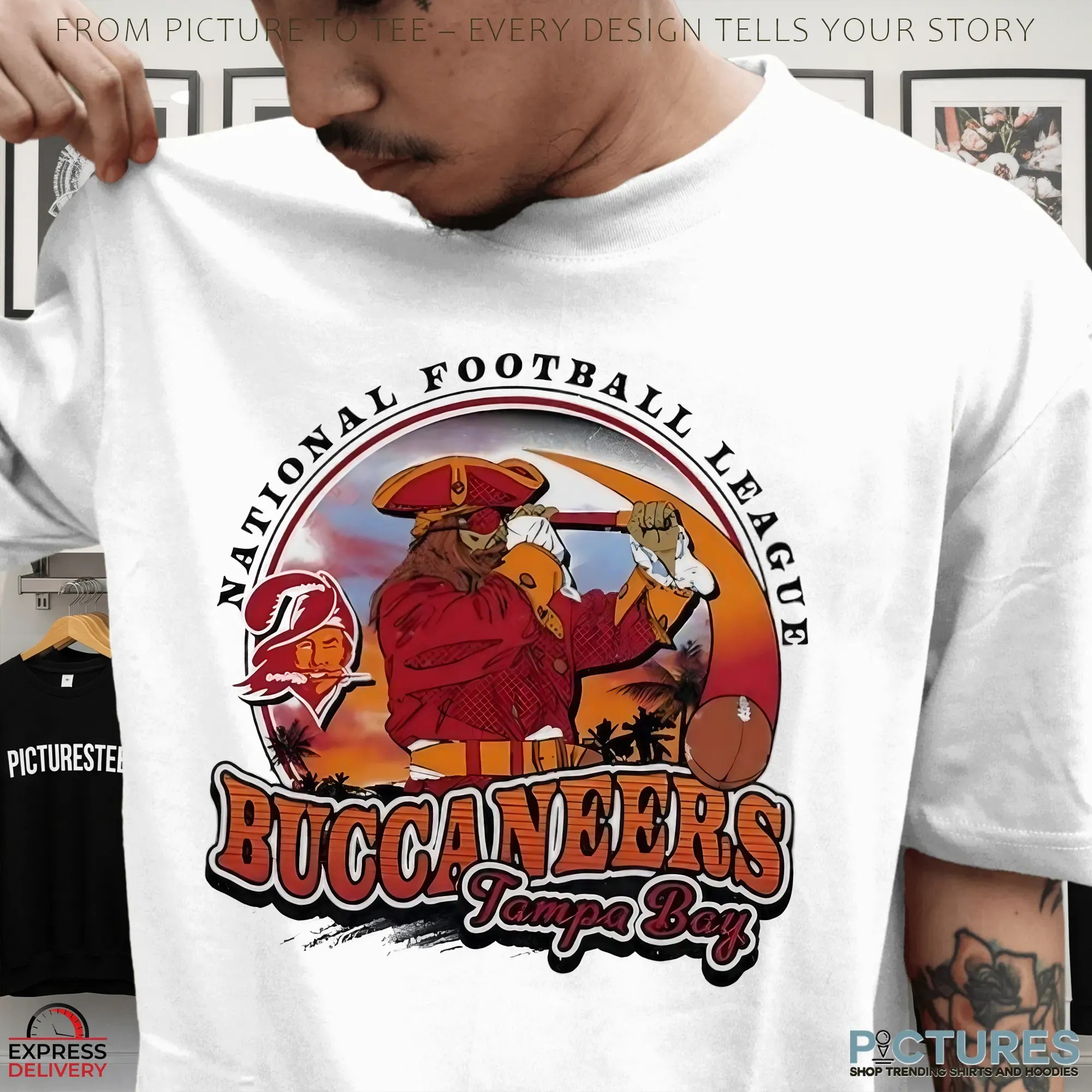 Tampa Bay Buccaneers Pirate 2025 NFL Football Vintage T Shirt Tampa Bay Buccaneers Pirate 2025 NFL Football Vintage T Shirt