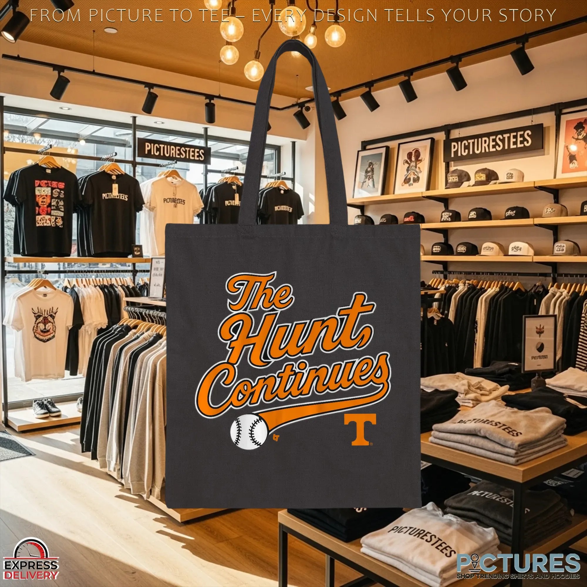 Tennessee Volunteers Baseball The Hunt Continues T Shirt Tennessee Volunteers Baseball The Hunt Continues T Shirt