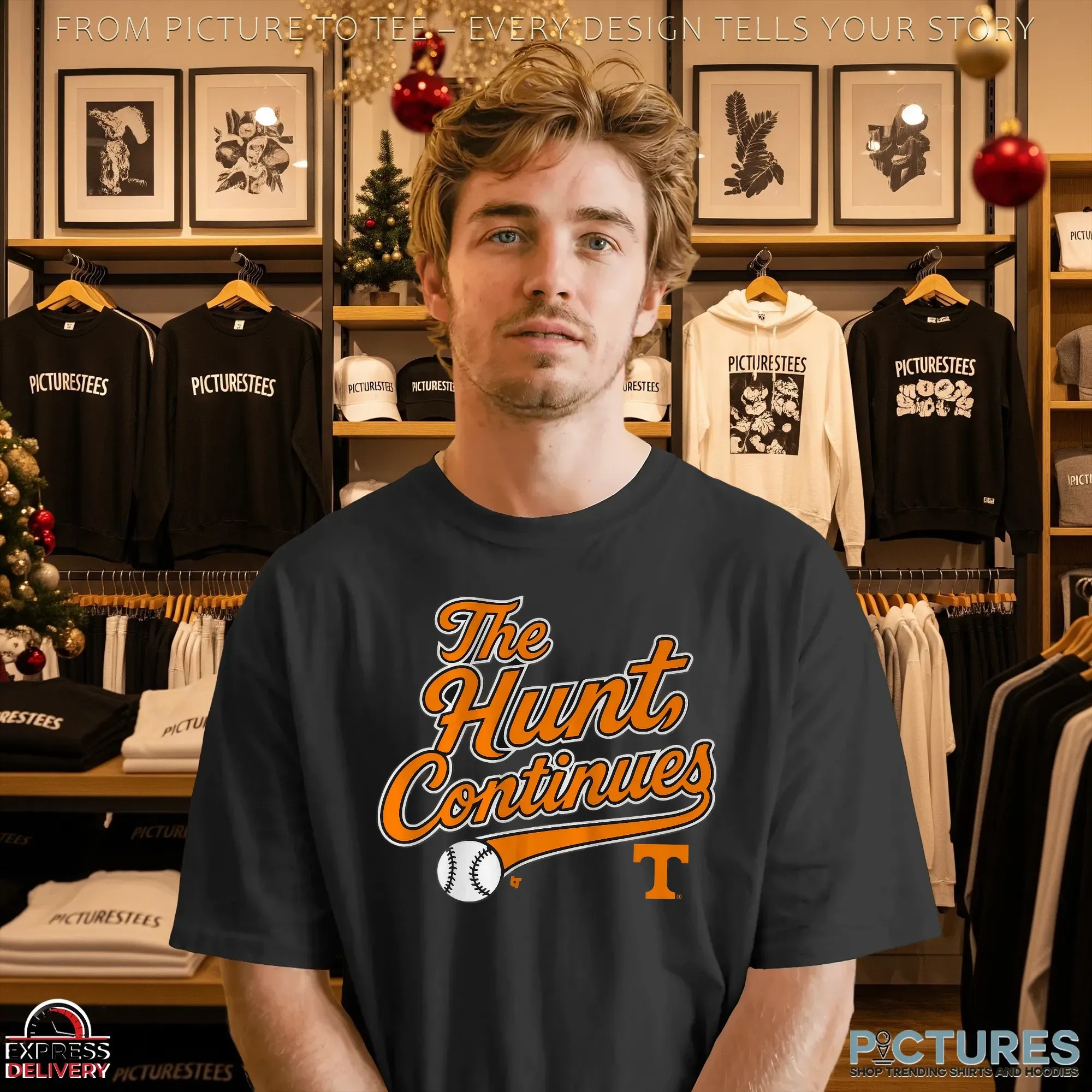 Tennessee Volunteers Baseball The Hunt Continues T Shirt Tennessee Volunteers Baseball The Hunt Continues T Shirt