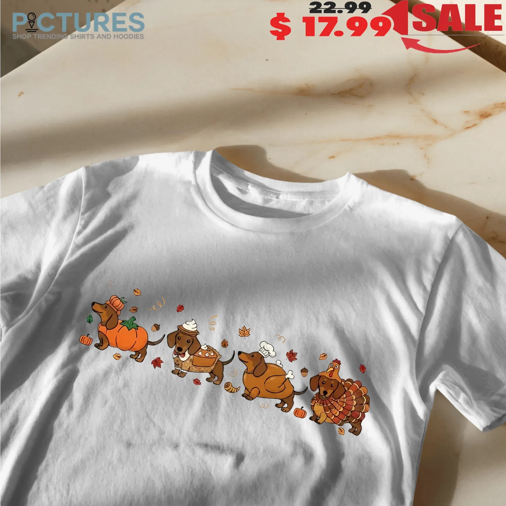 Thanksgiving Dachshund, Thanksgiving Gobble, Thanksgiving Dogs, Thanksgiving Turkey, Fall, Preppy Thanksgiving T Shirt