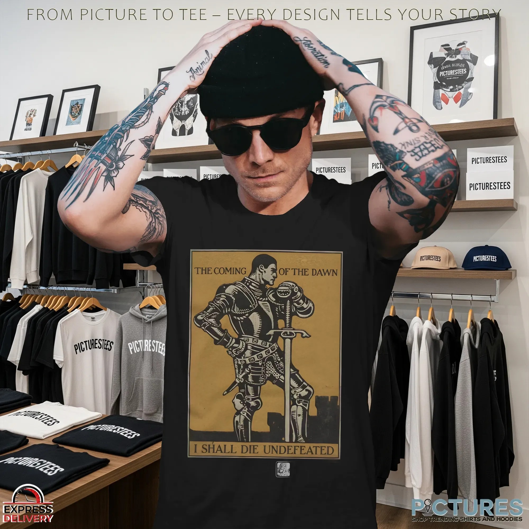 The Coming Of The Dawn I Shall Die Undefeated T Shirt The Coming Of The Dawn I Shall Die Undefeated T Shirt