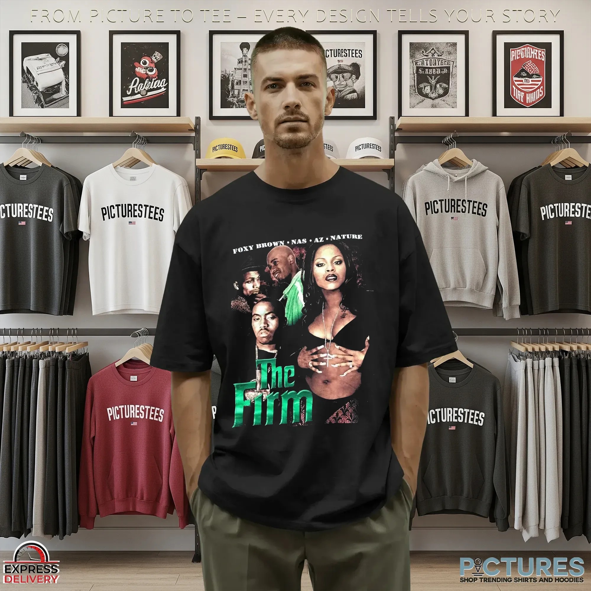 The Firm Foxy Brown Nas Az Nature Rap T Shirt