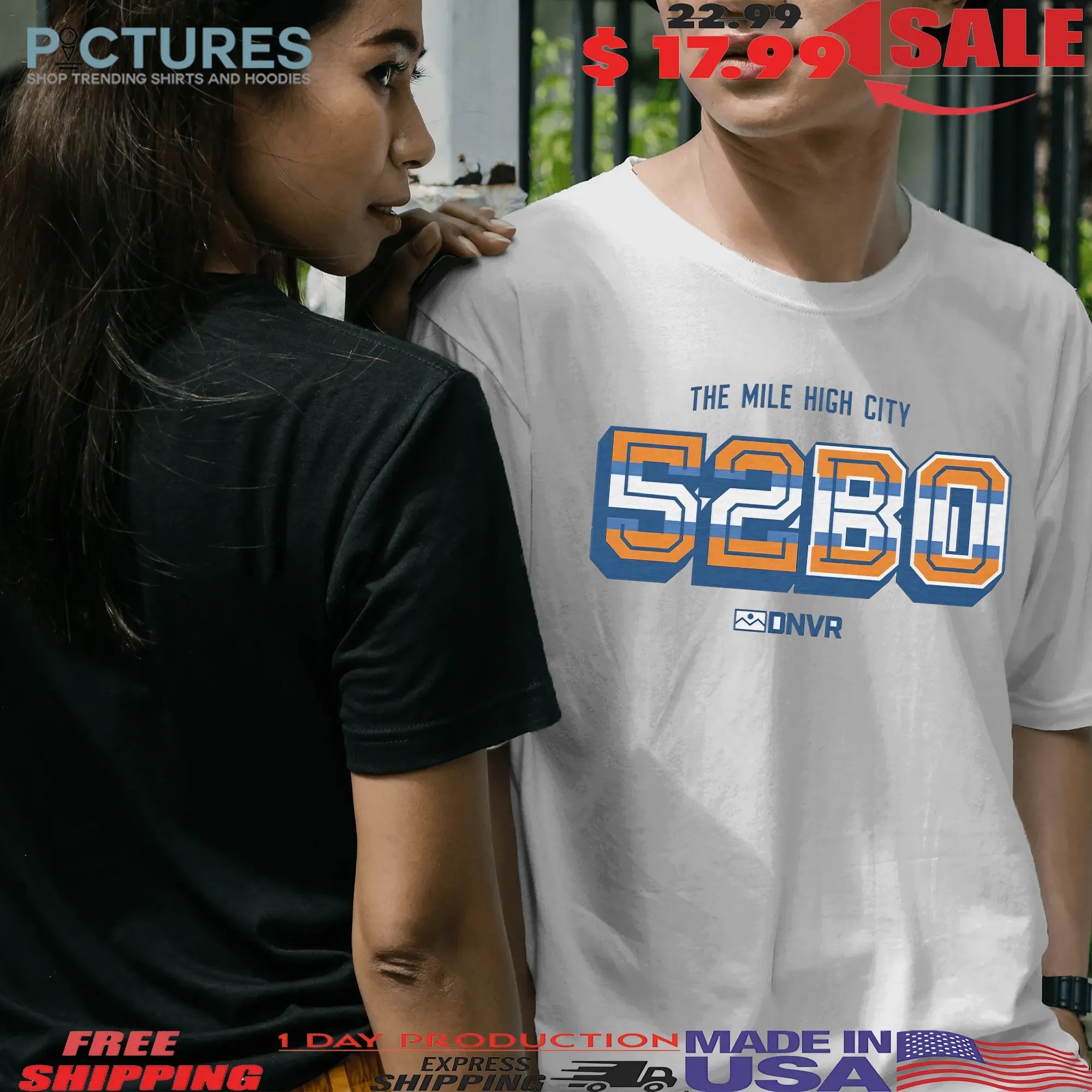 The Mile High City 5280 T Shirt