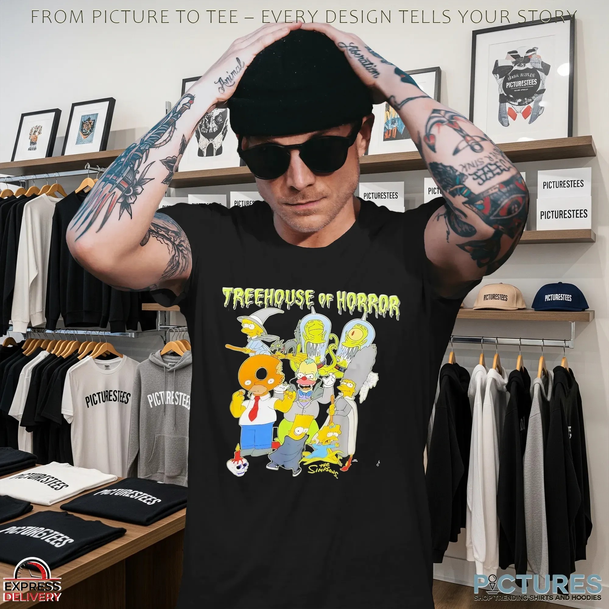 The Simpsons Annual Treehouse Of Horror Characters Groups Halloween T Shirt