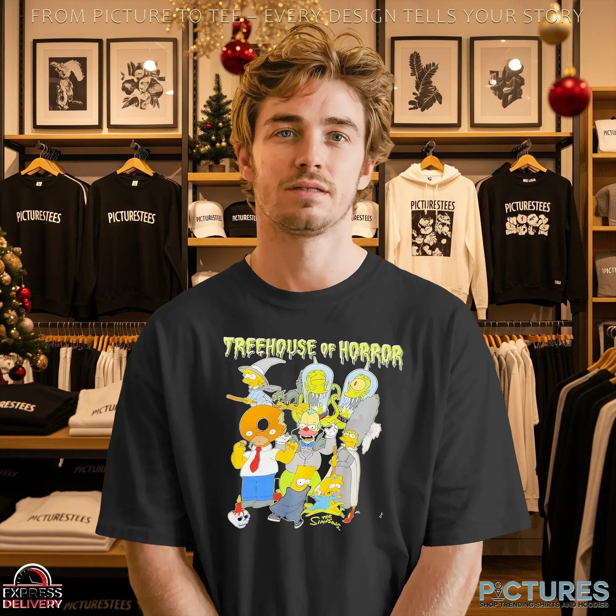 The Simpsons Annual Treehouse Of Horror Characters Groups Halloween T Shirt