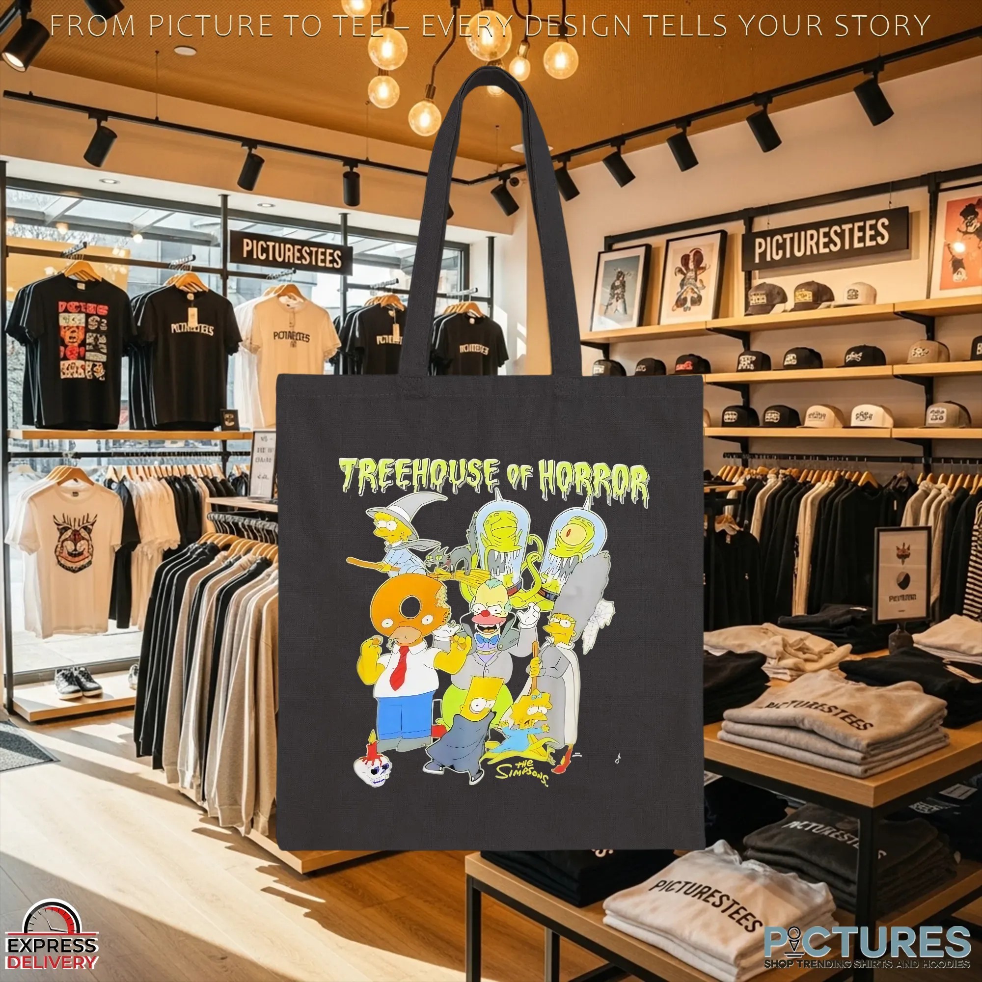 The Simpsons Annual Treehouse Of Horror Characters Groups Halloween T Shirt