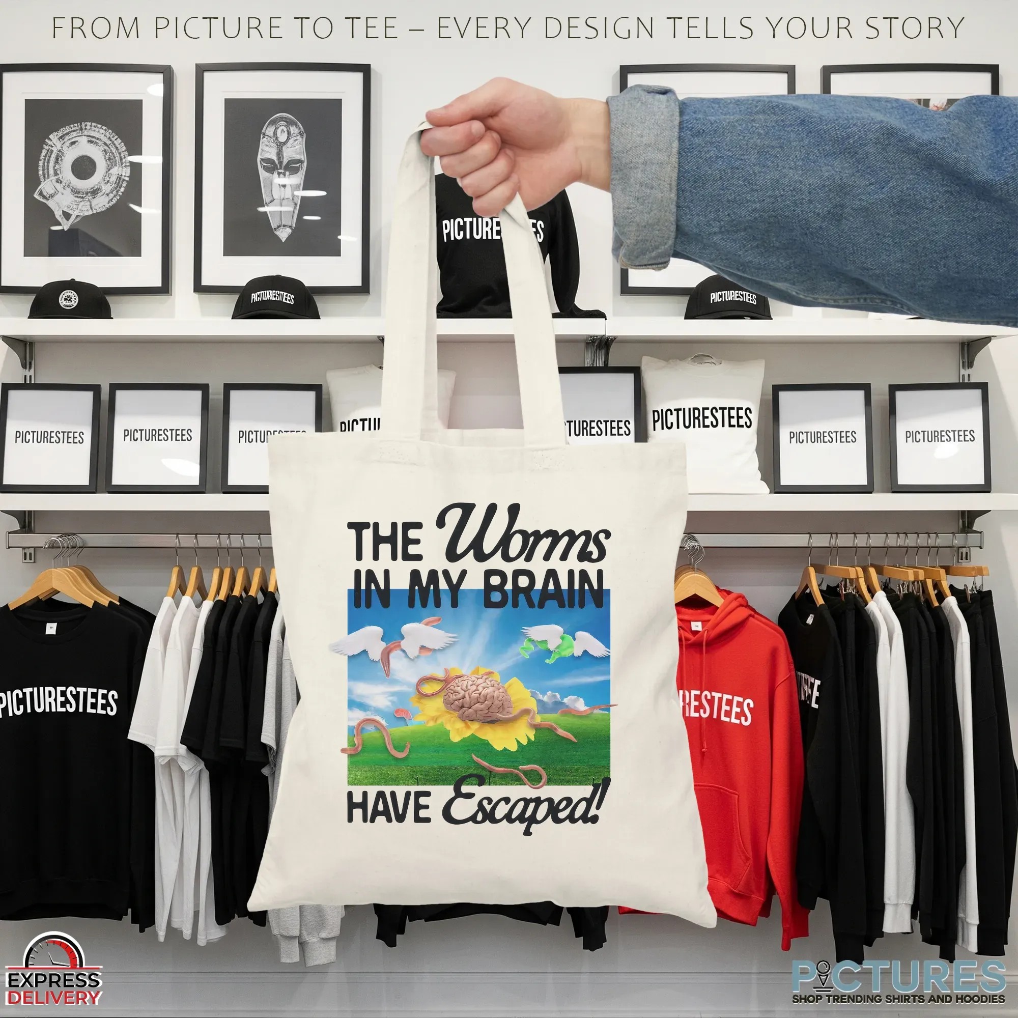The Worms In My Brain Have Escaped Mental Chaos Meme T Shirt