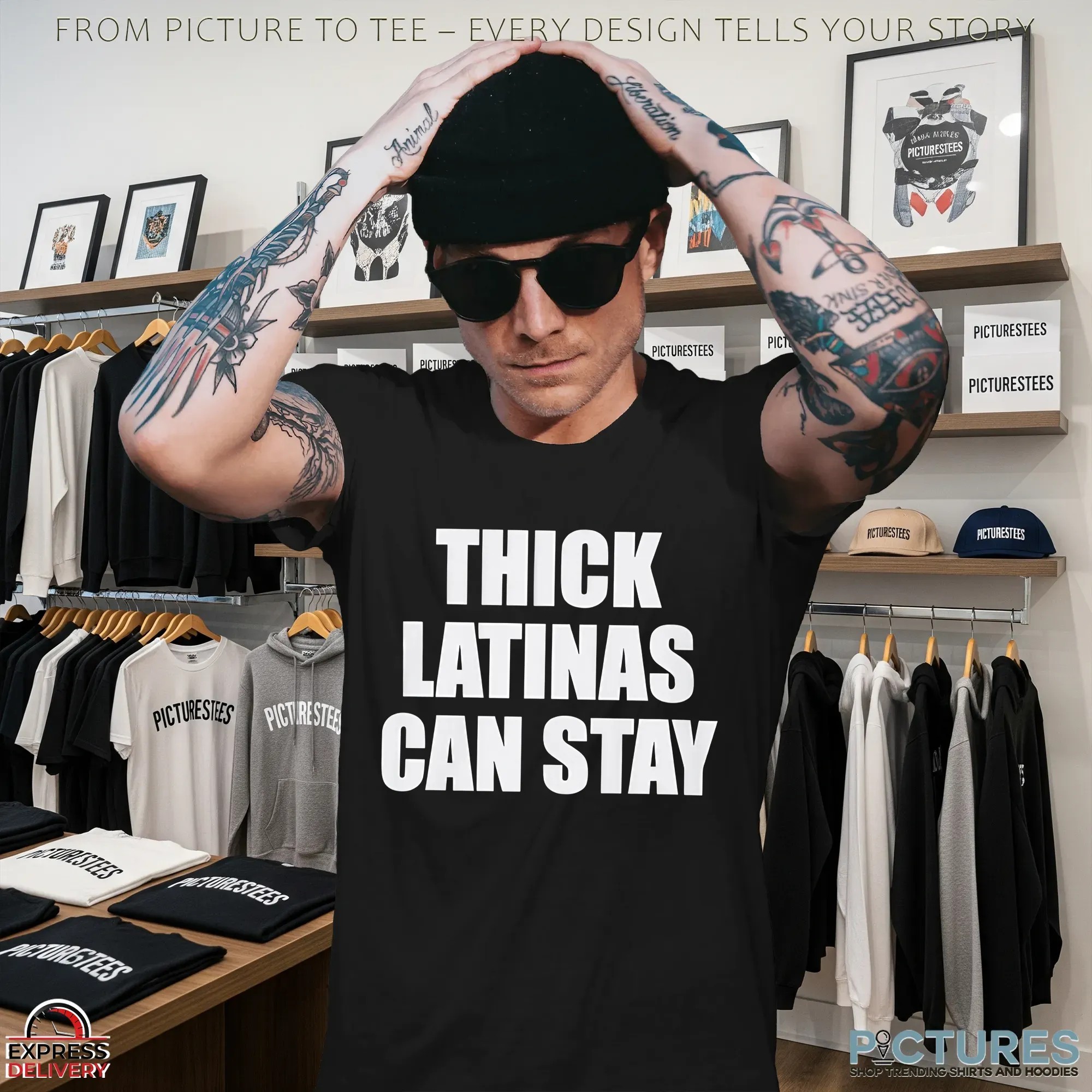 Thick Latinas Can Stay T Shirt