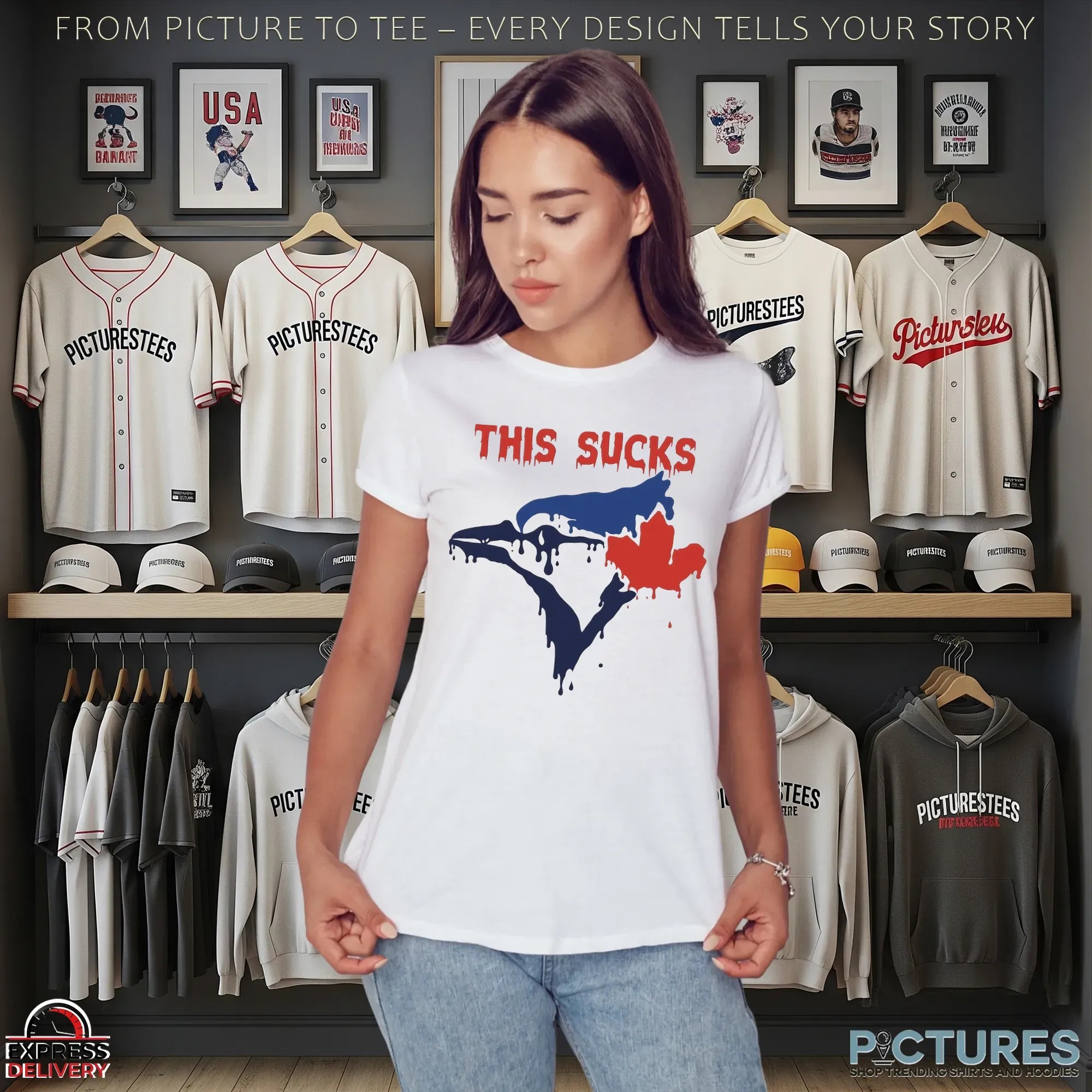 This Sucks Toronto Blue Jays Logo T Shirt