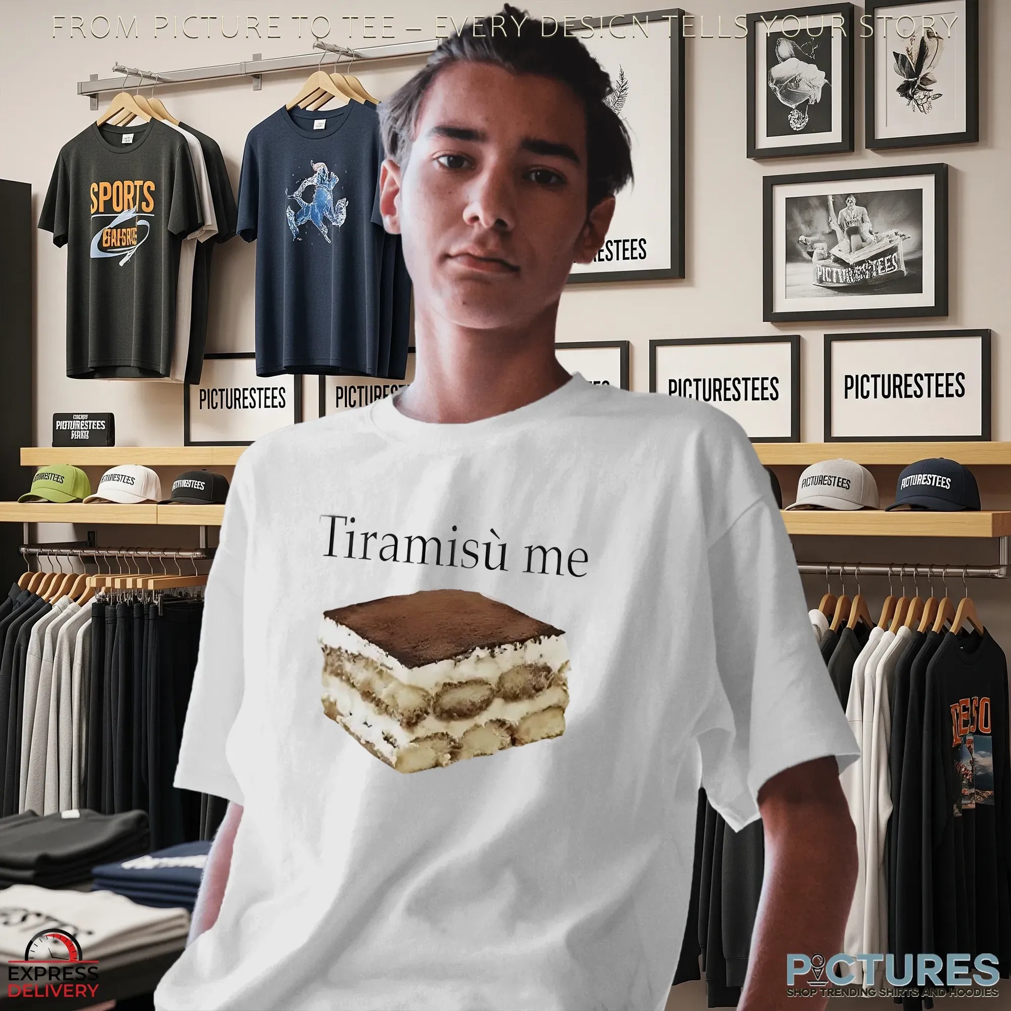 Tiramisu Me Cries In Italian Cake T Shirt Tiramisu Me Cries In Italian Cake T Shirt