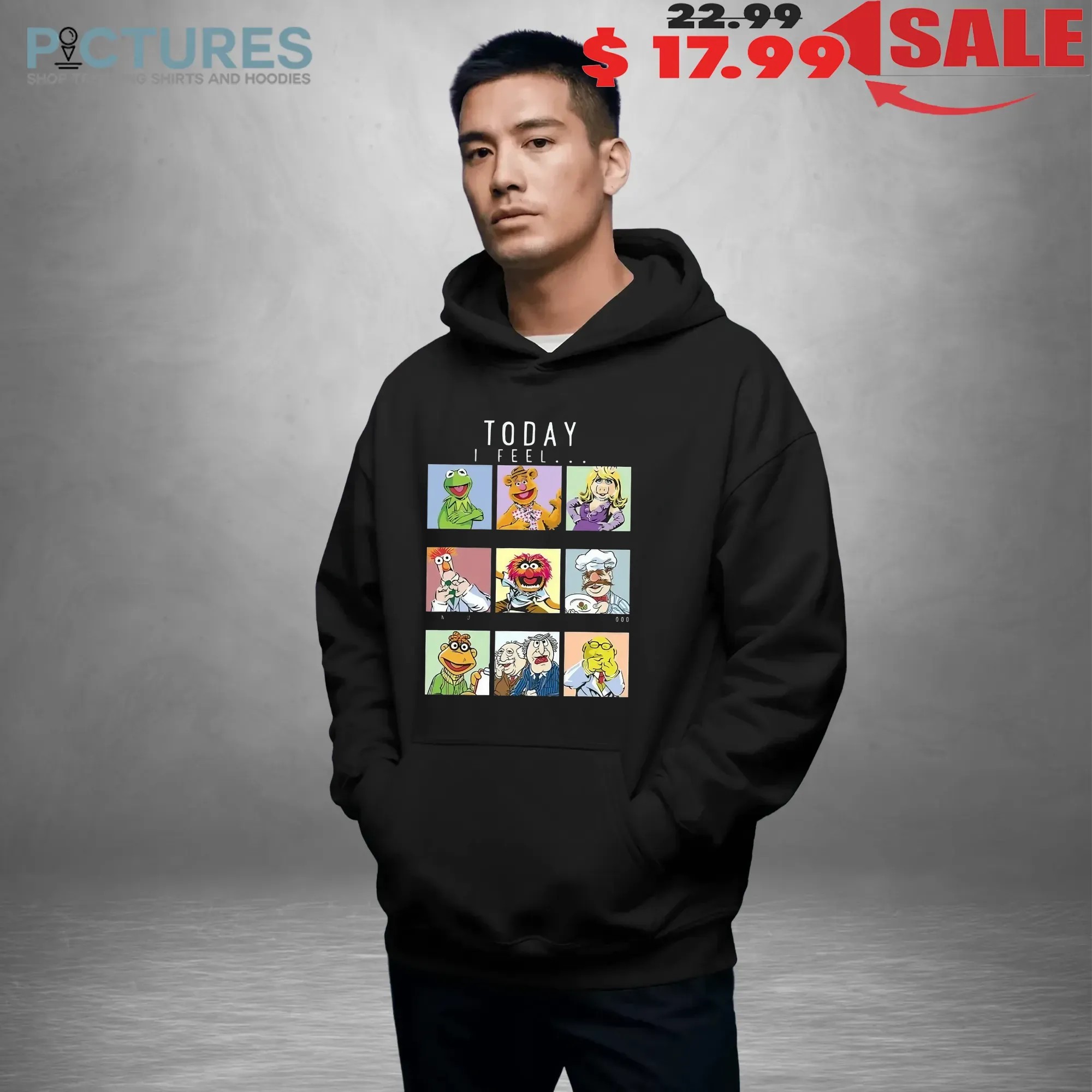 Today I Feel The Muppets T-Shirt – Funny Disney Character Mood Box Tee