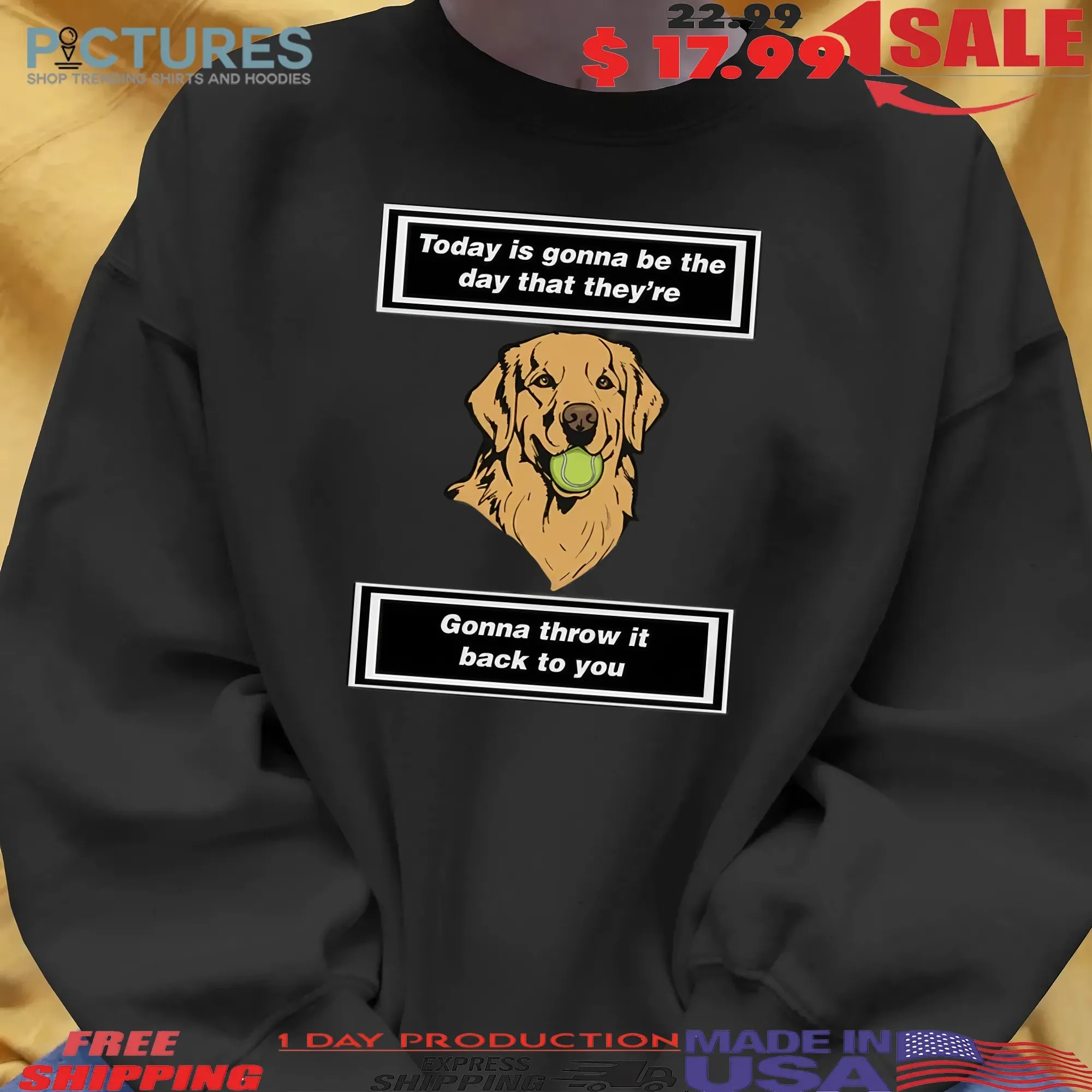 Today is gonna be the day that thet’re gonna throw it back to you dog shirt