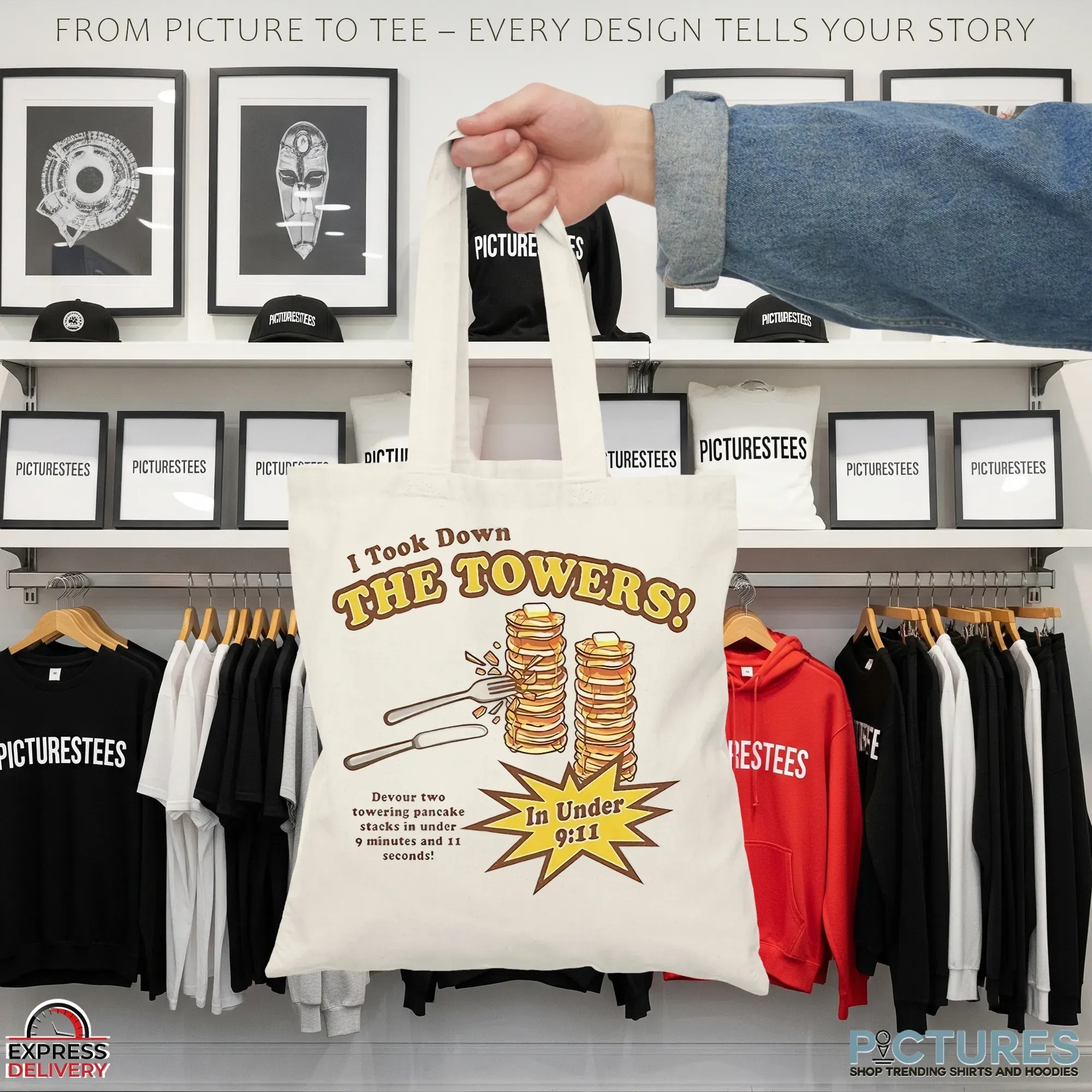 Took Down The Towers In Under 9 Minutes And 11 Seconds Pancakes T Shirt