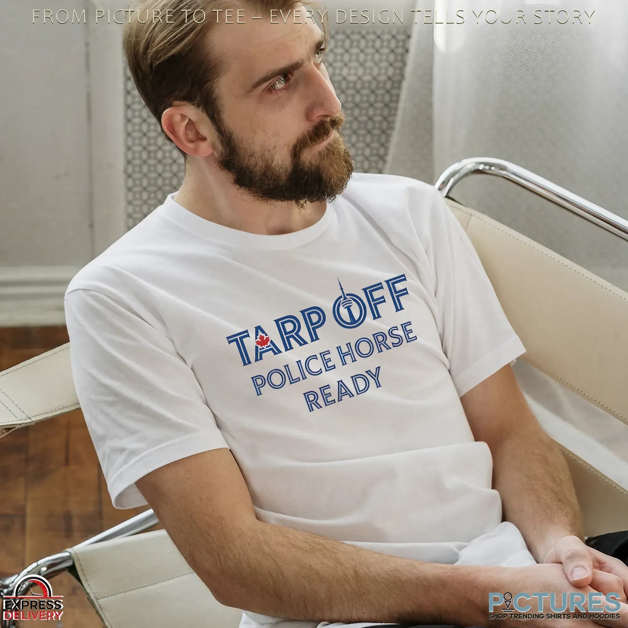 Toronto Blue Jays Tarp Off Police Horse Ready T Shirt Toronto Blue Jays Tarp Off Police Horse Ready T Shirt