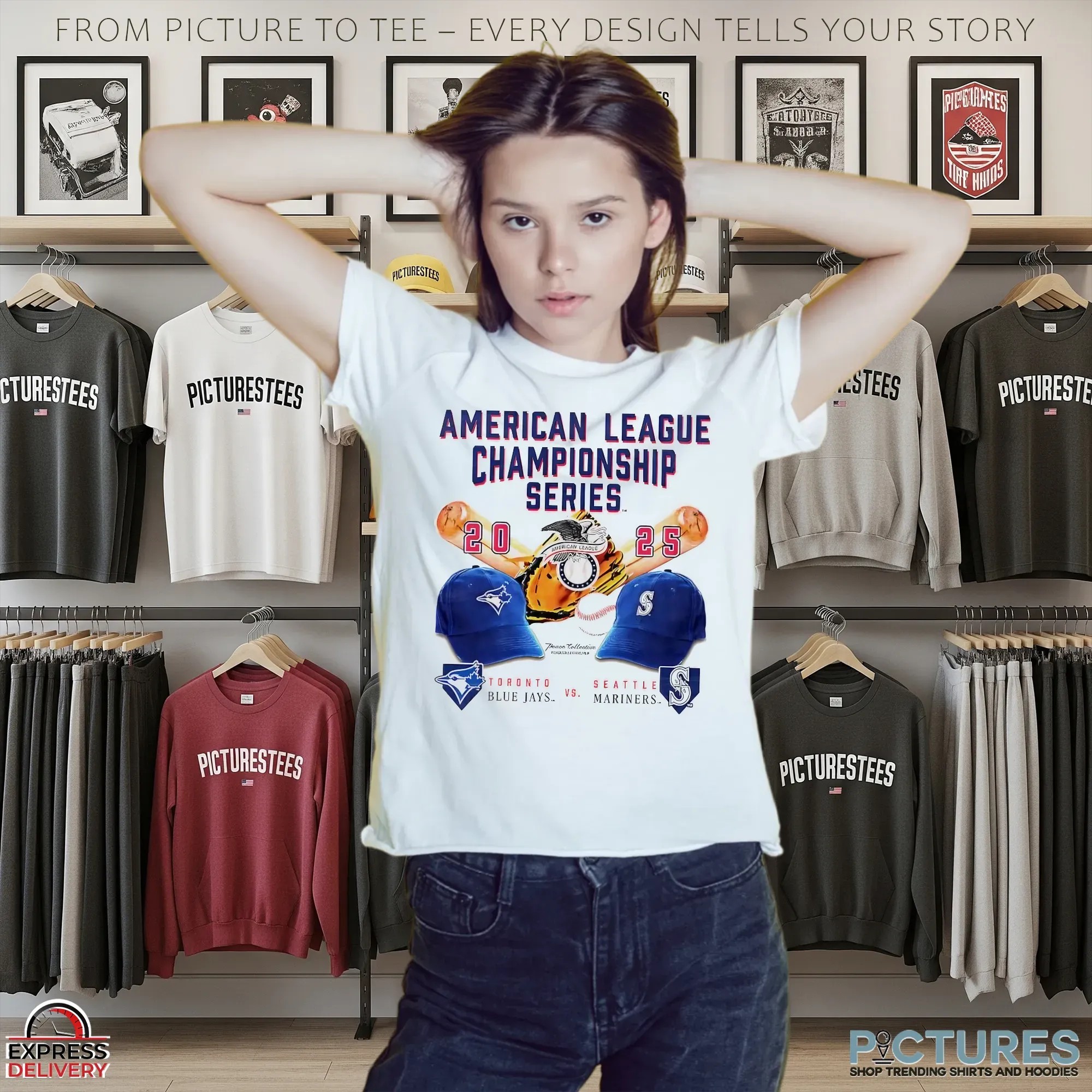 Toronto Blue Jays Vs Seattle Mariners Alcs 2025 Rivalry T Shirt