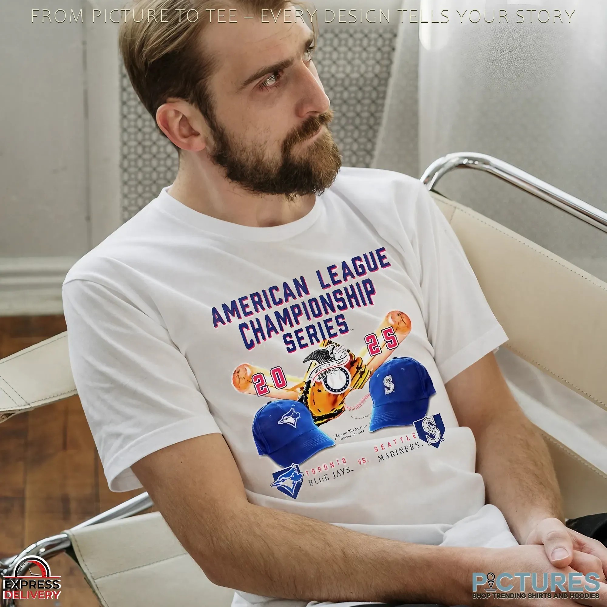 Toronto Blue Jays Vs Seattle Mariners Alcs 2025 Rivalry T Shirt