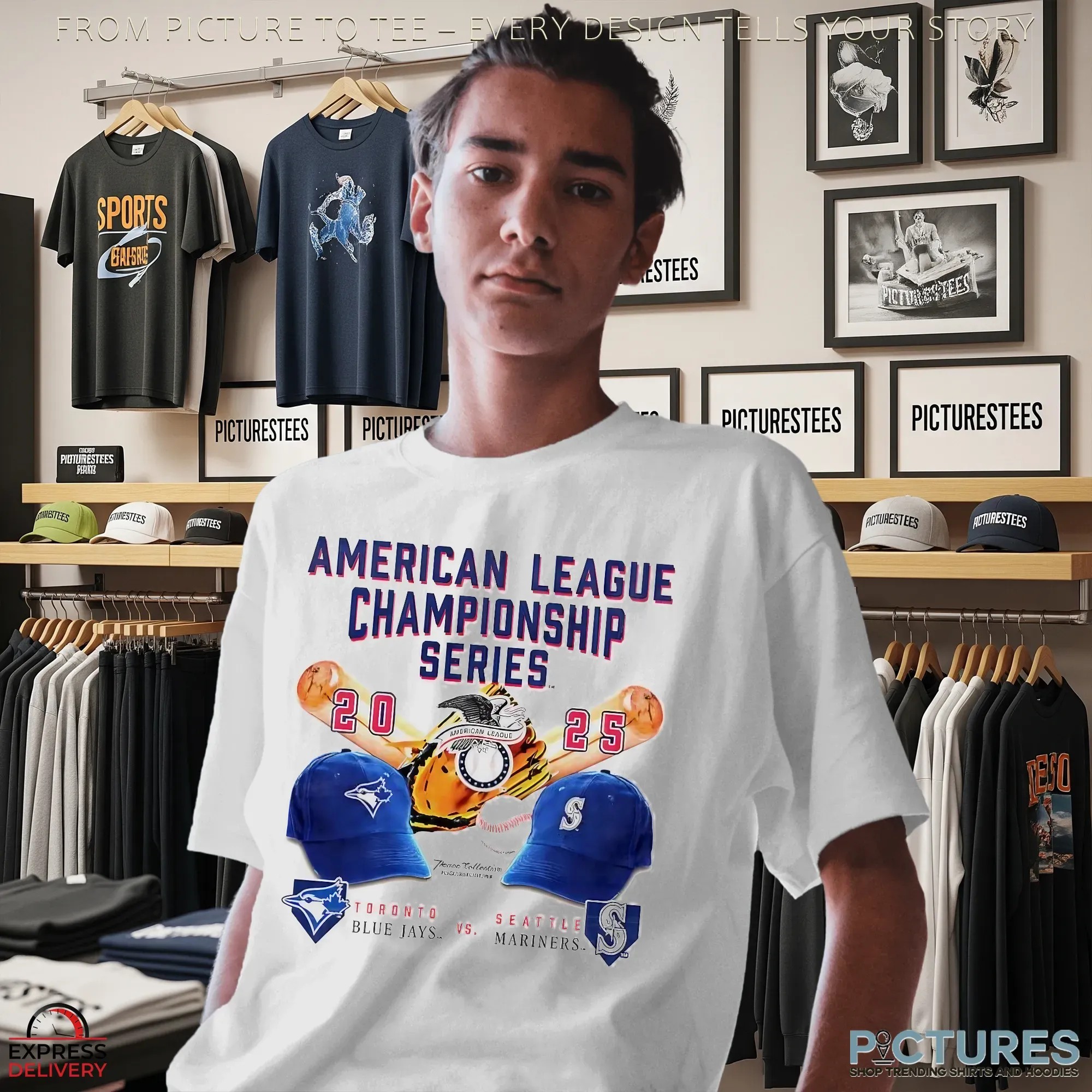Toronto Blue Jays Vs Seattle Mariners Alcs 2025 Rivalry T Shirt