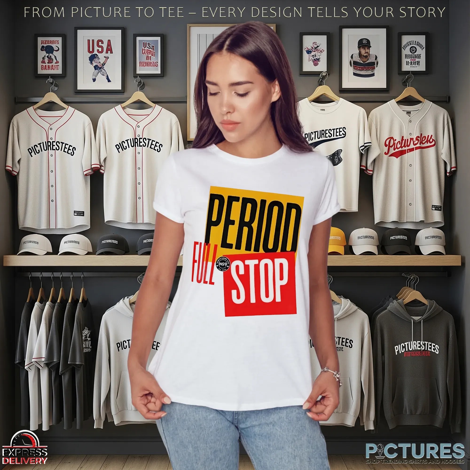 Travis Williams Period Full Stop T Shirt